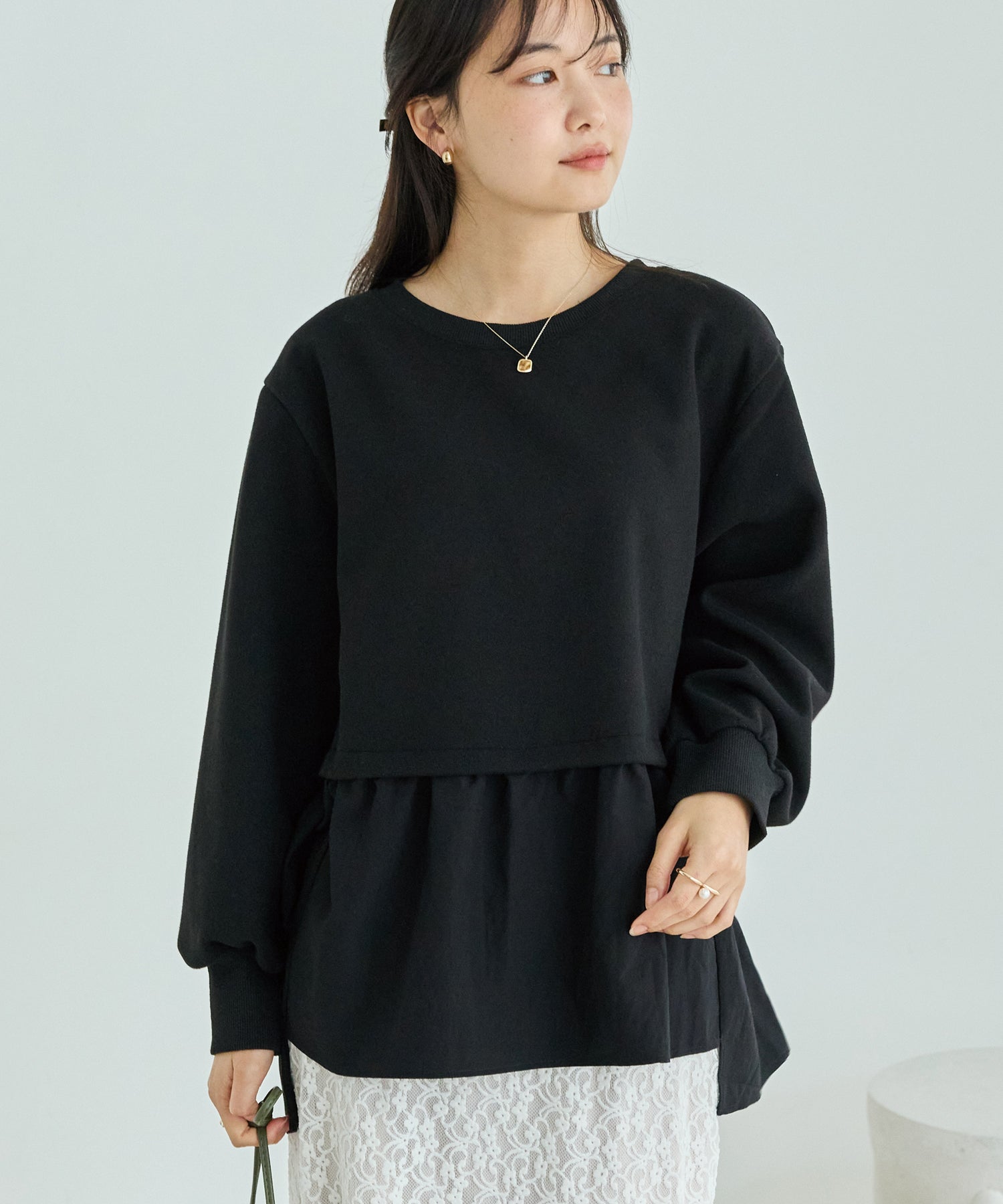 ブラック model:160cm 着用サイズ:M