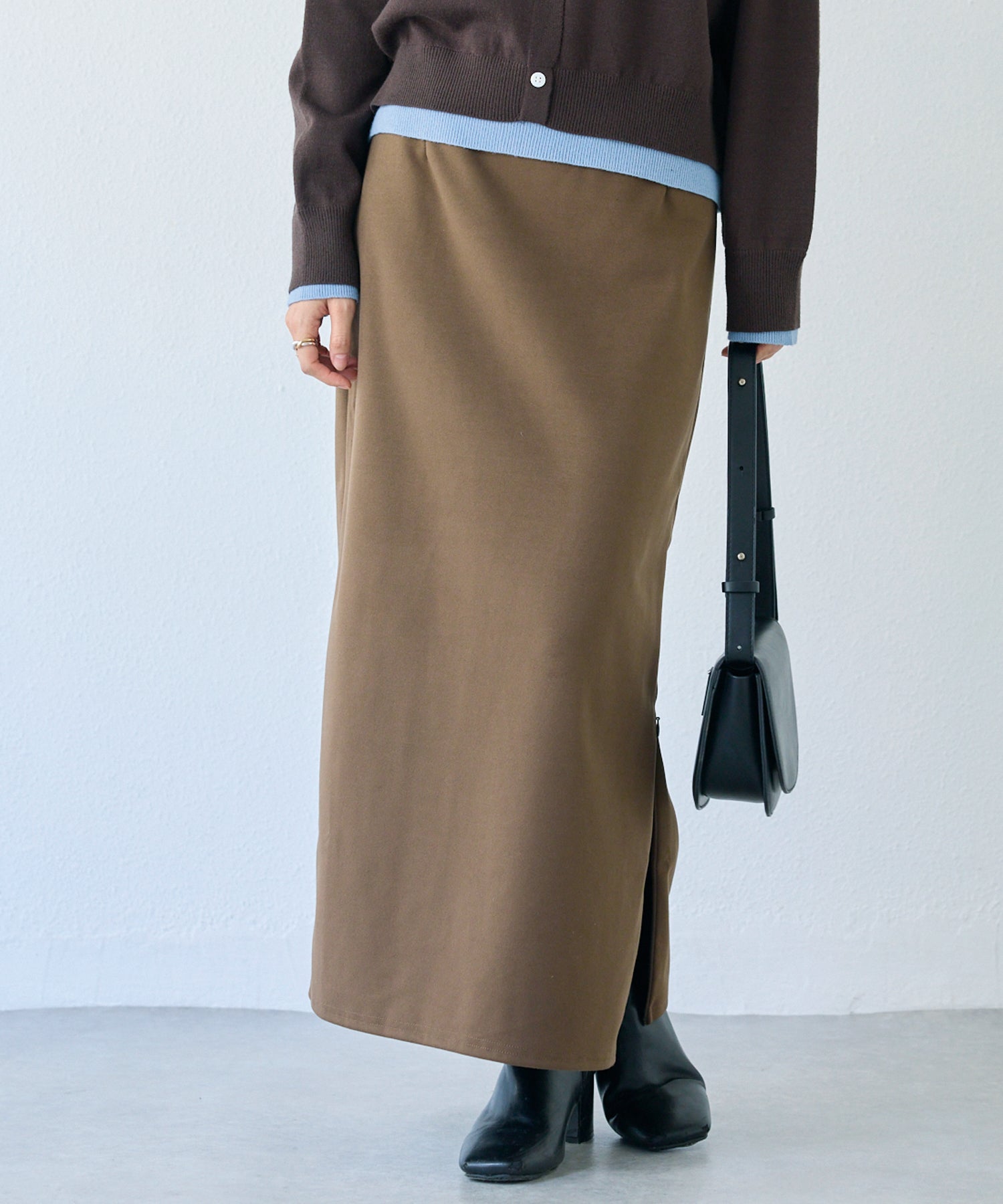ブラウン model:160cm 着用サイズ:M