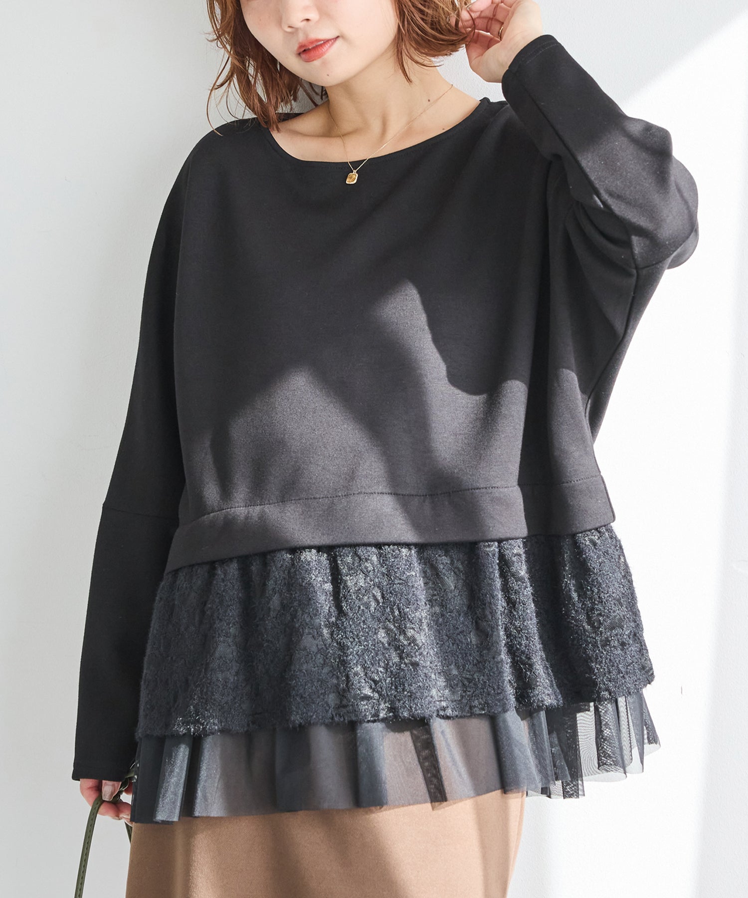 ブラック model:156cm 着用サイズ:M