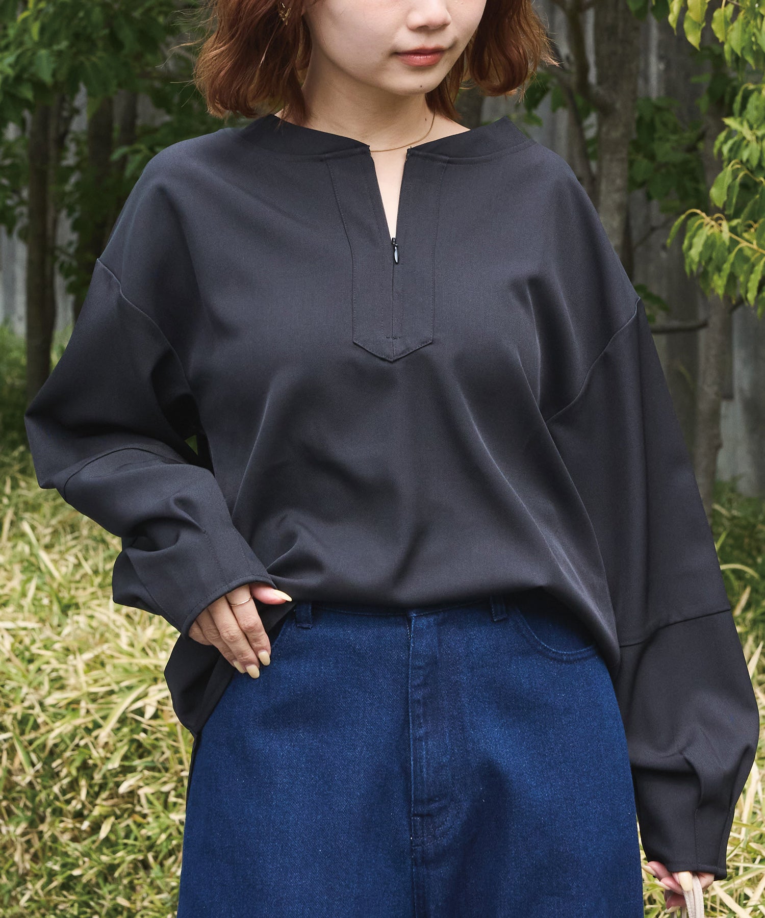 ブラック model:156cm 着用サイズ:M