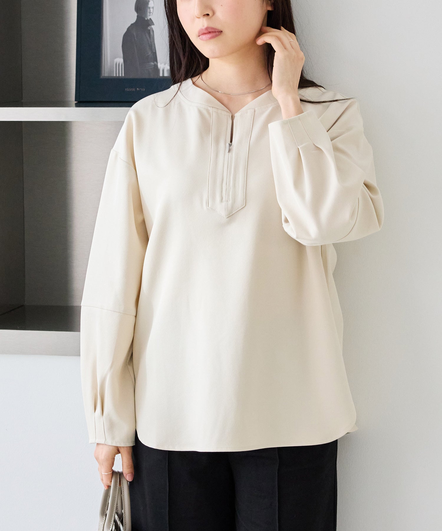 オフベージュ model:163cm 着用サイズ:M