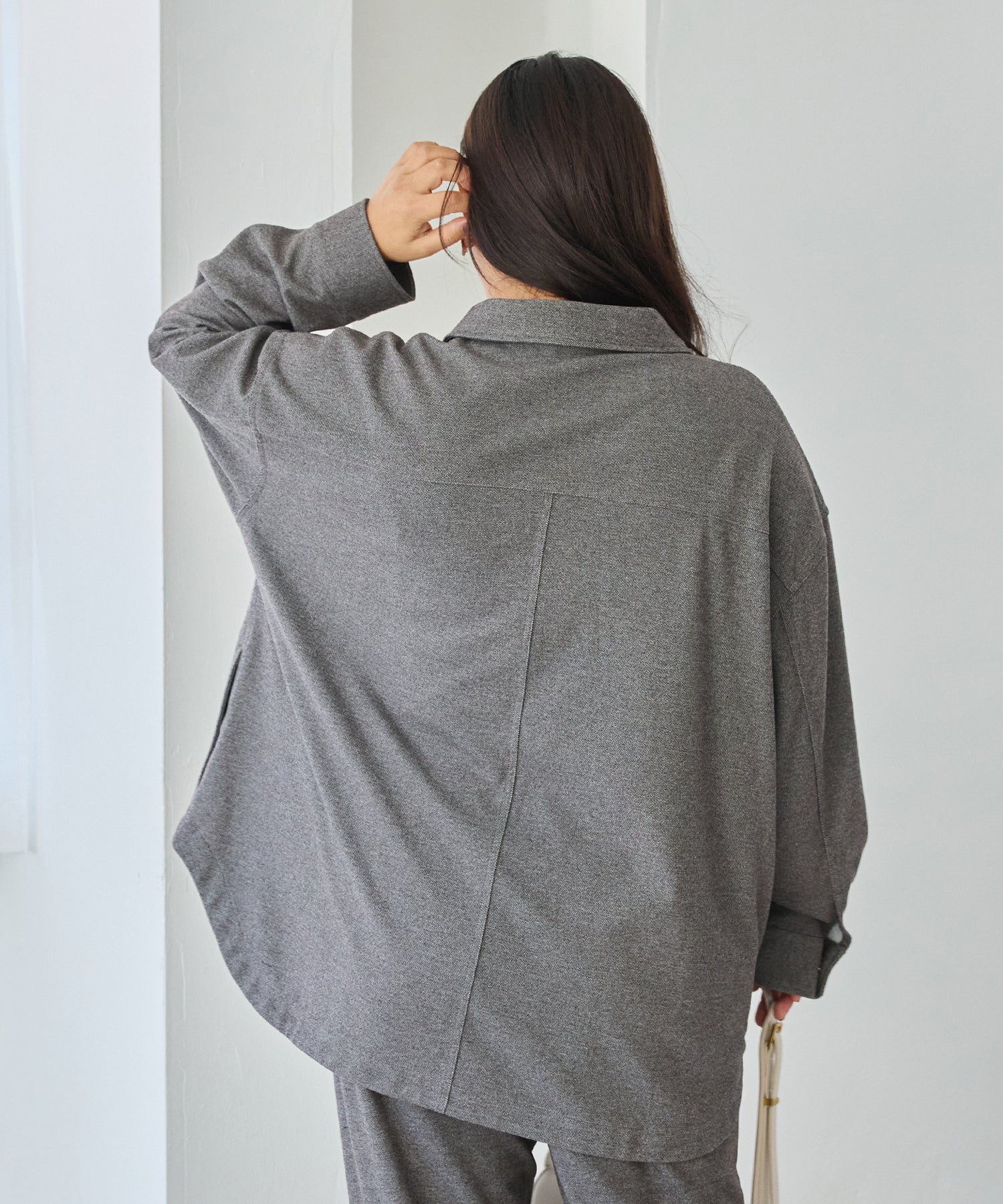 ブラウン model:161cm 着用サイズ:3L