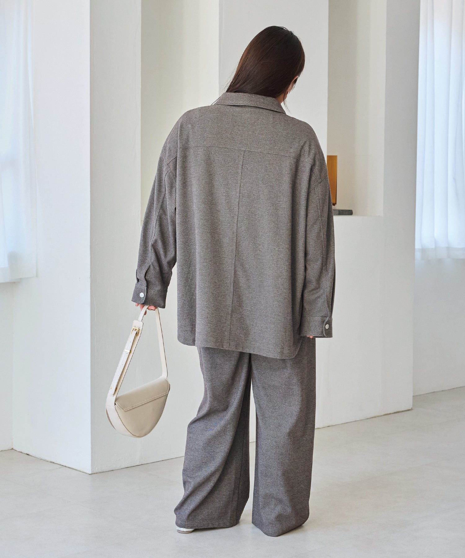 ブラウン model:161cm 着用サイズ:3L