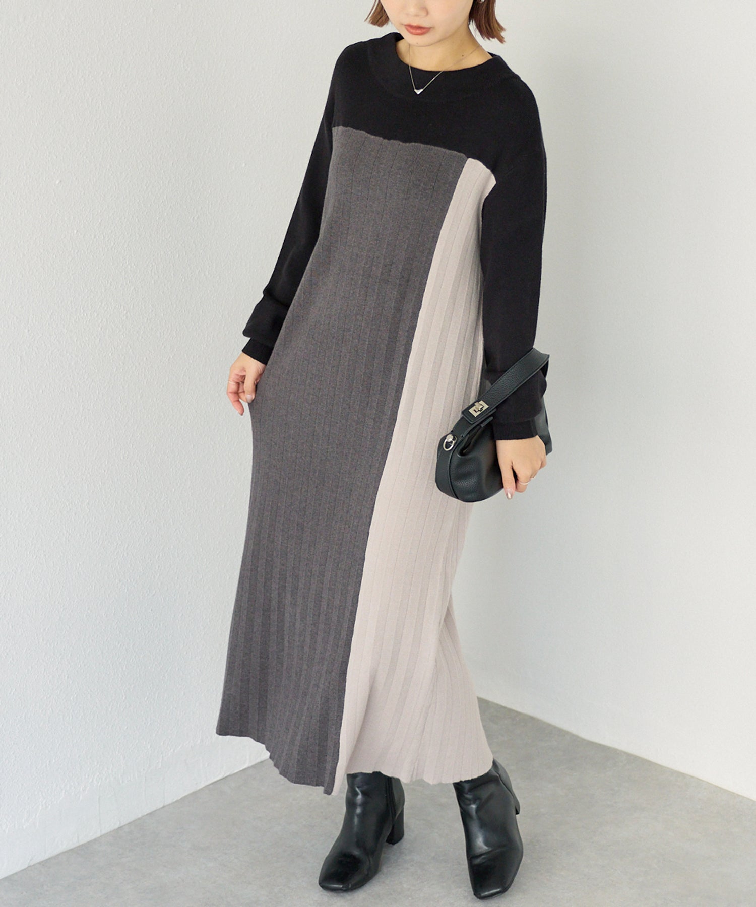 ブラック model:156cm 着用サイズ:F