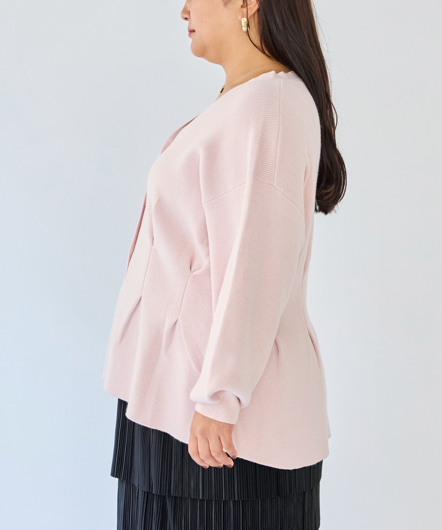 サイド model:161cm 着用サイズ:3L