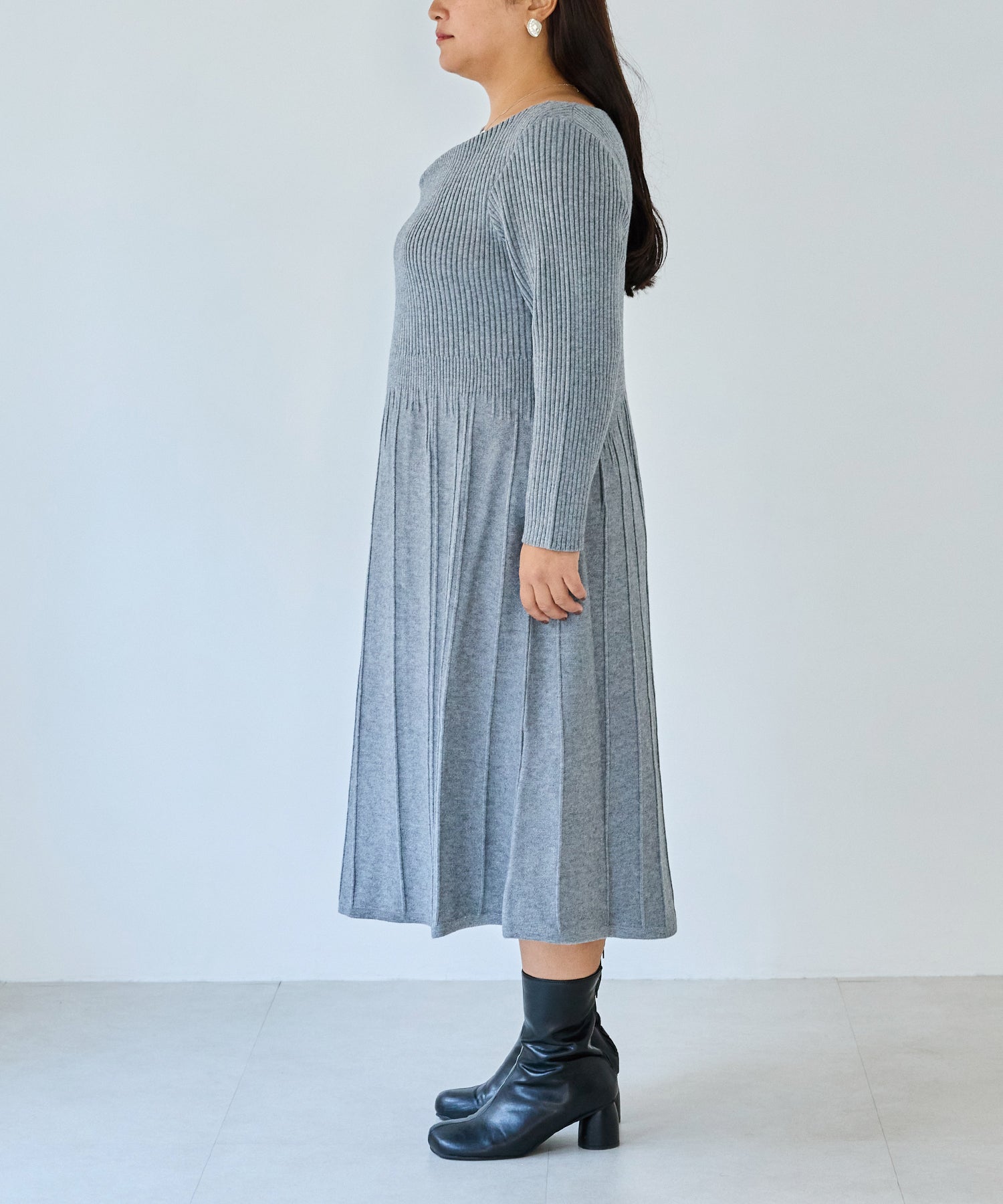 サイド model:161cm 着用サイズ:3L