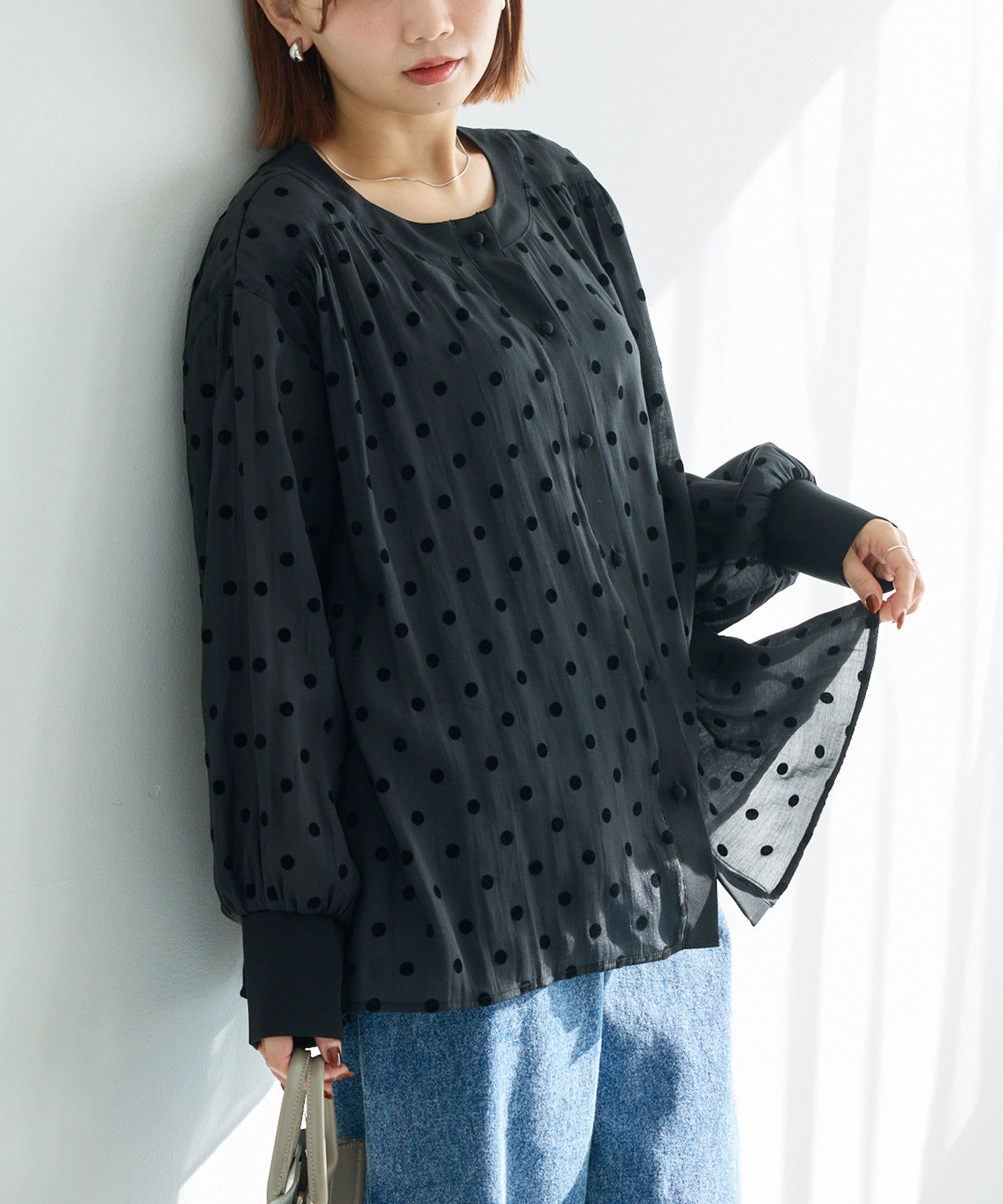 ブラック model:156cm 着用サイズ:M