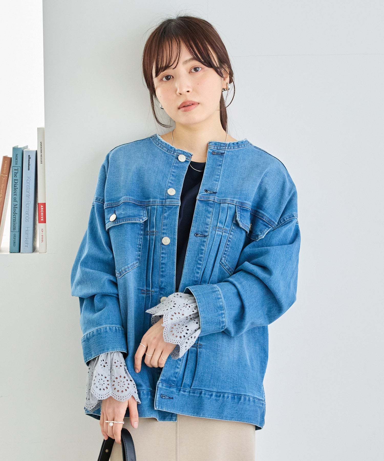 ブルー model:162cm 着用サイズ:M