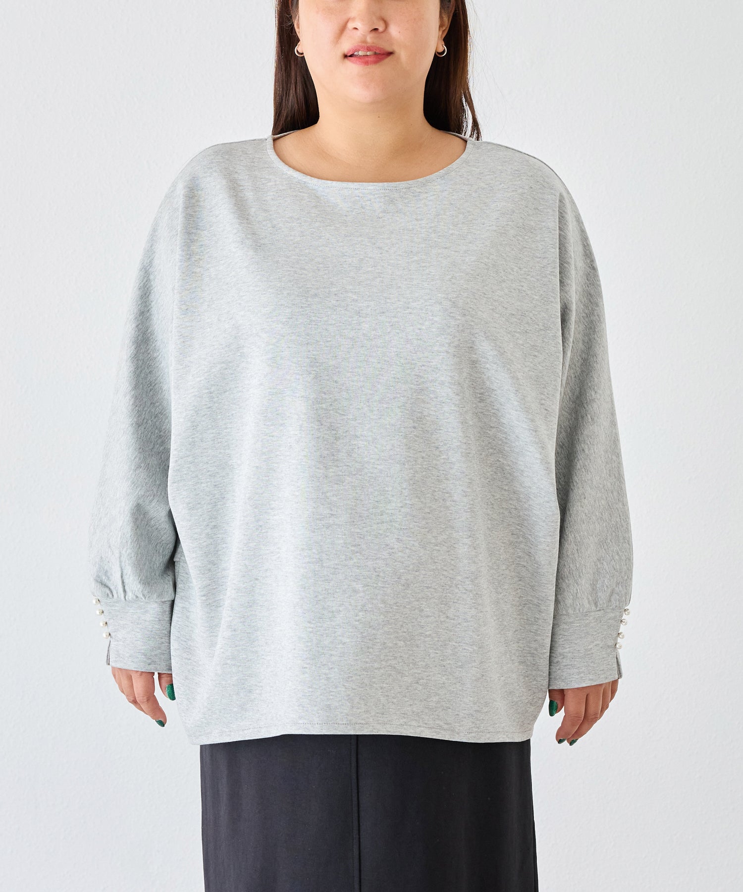 フロント model:161cm 着用サイズ:3L
