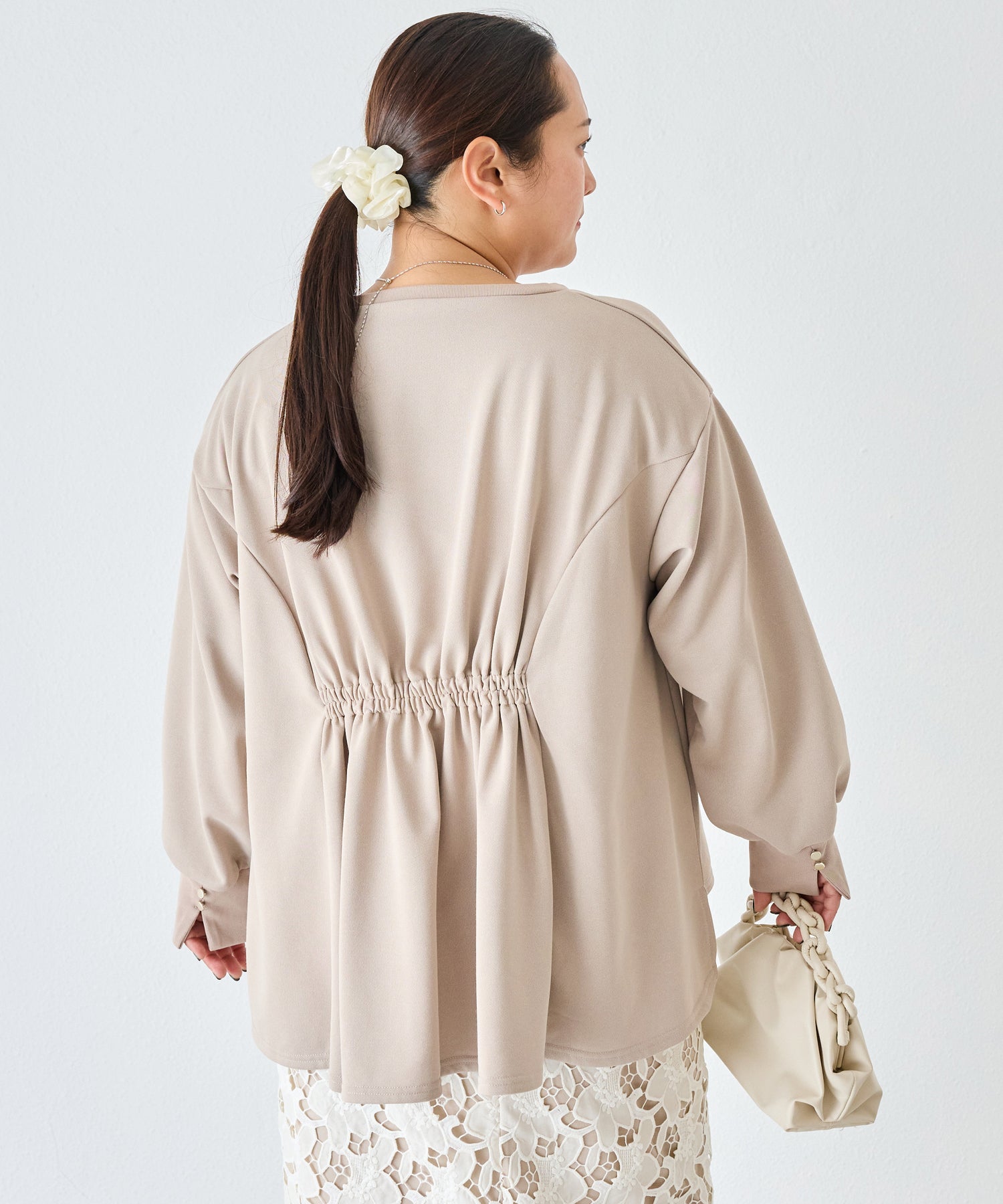 グレージュ model:161cm 着用サイズ:3L