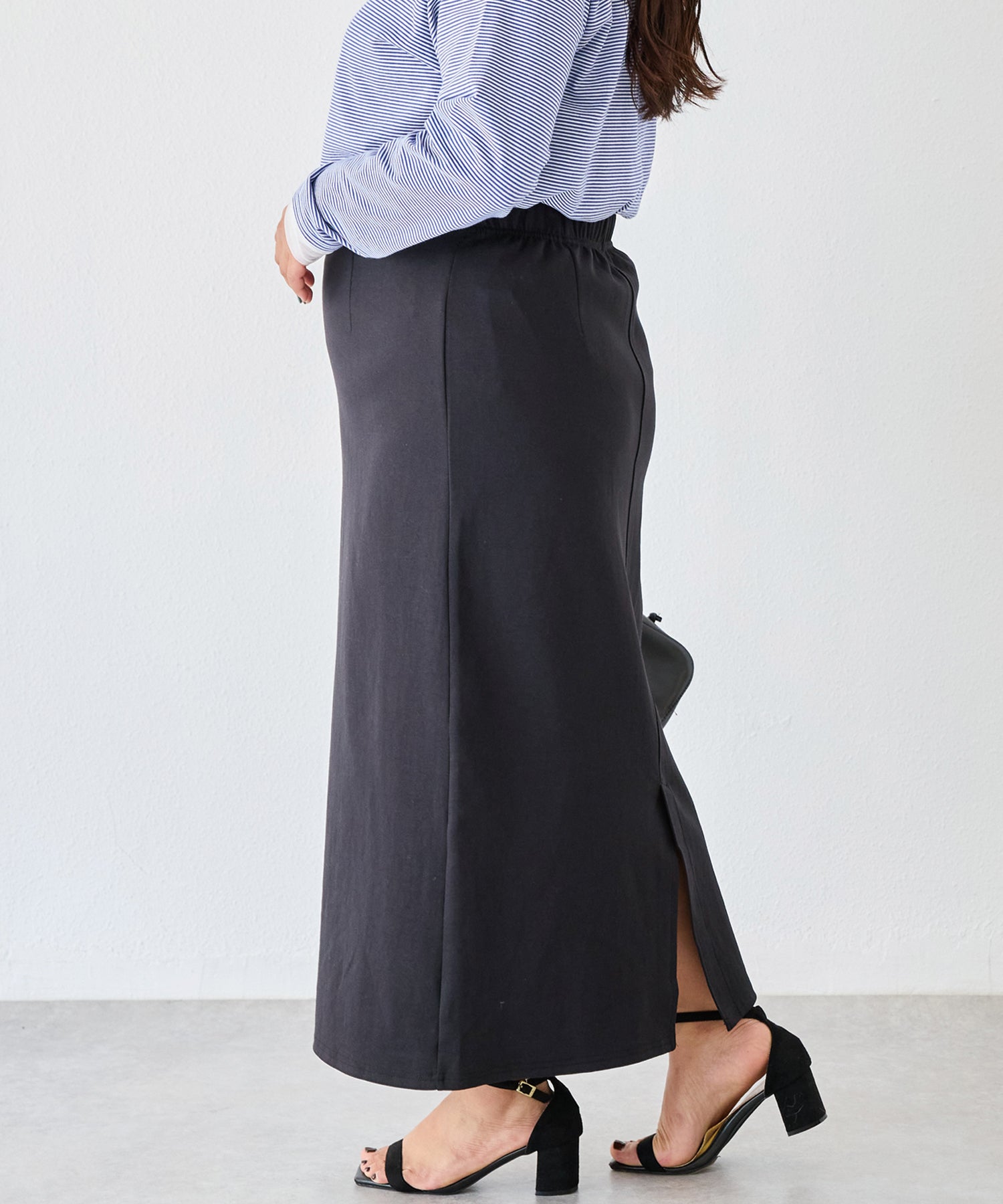 ブラック model:161cm 着用サイズ:3L