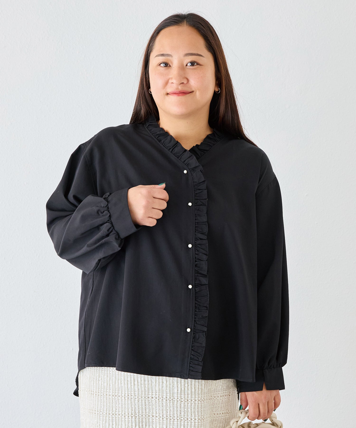 ブラック model:161cm 着用サイズ:3L
