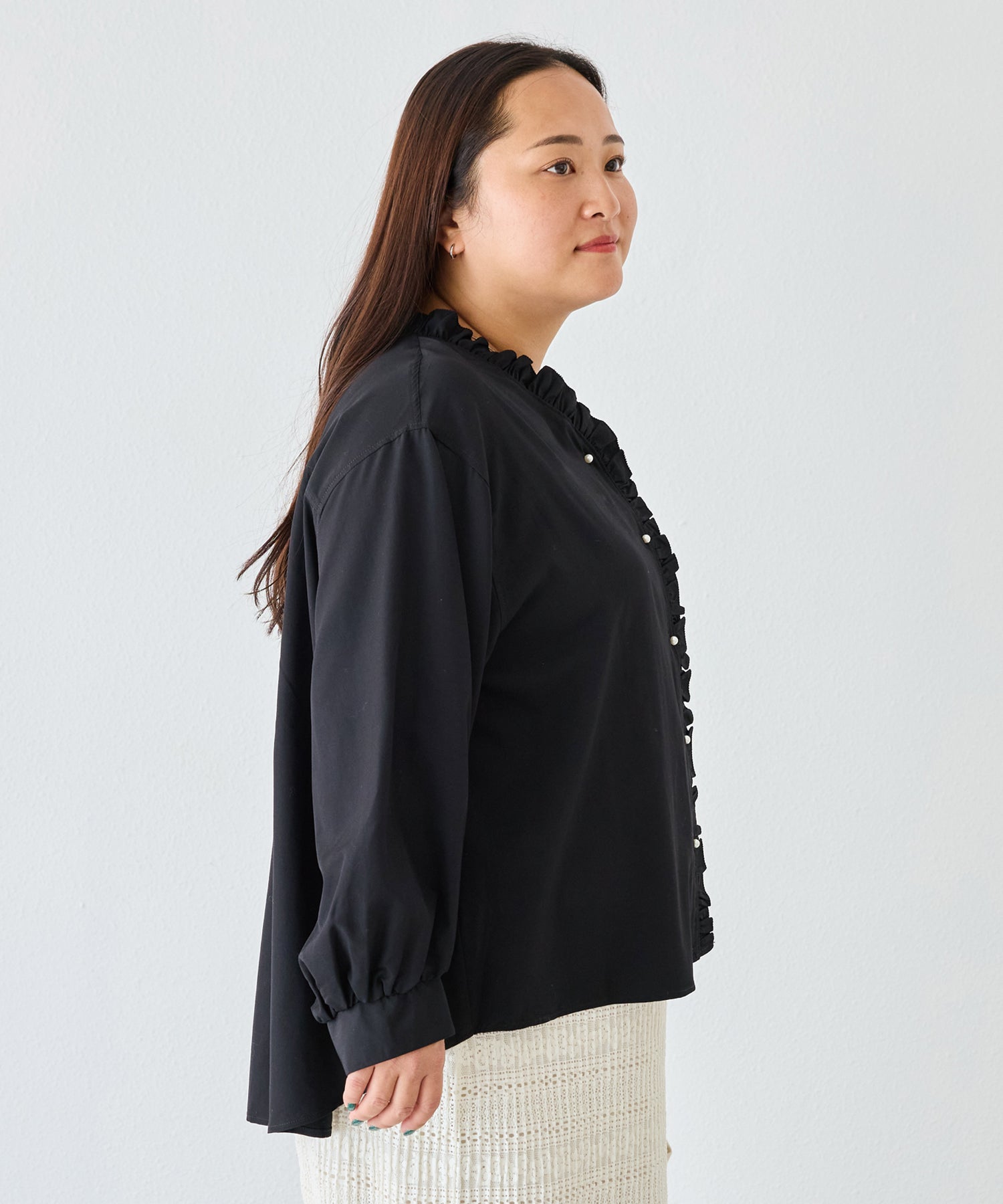 ブラック model:161cm 着用サイズ:3L