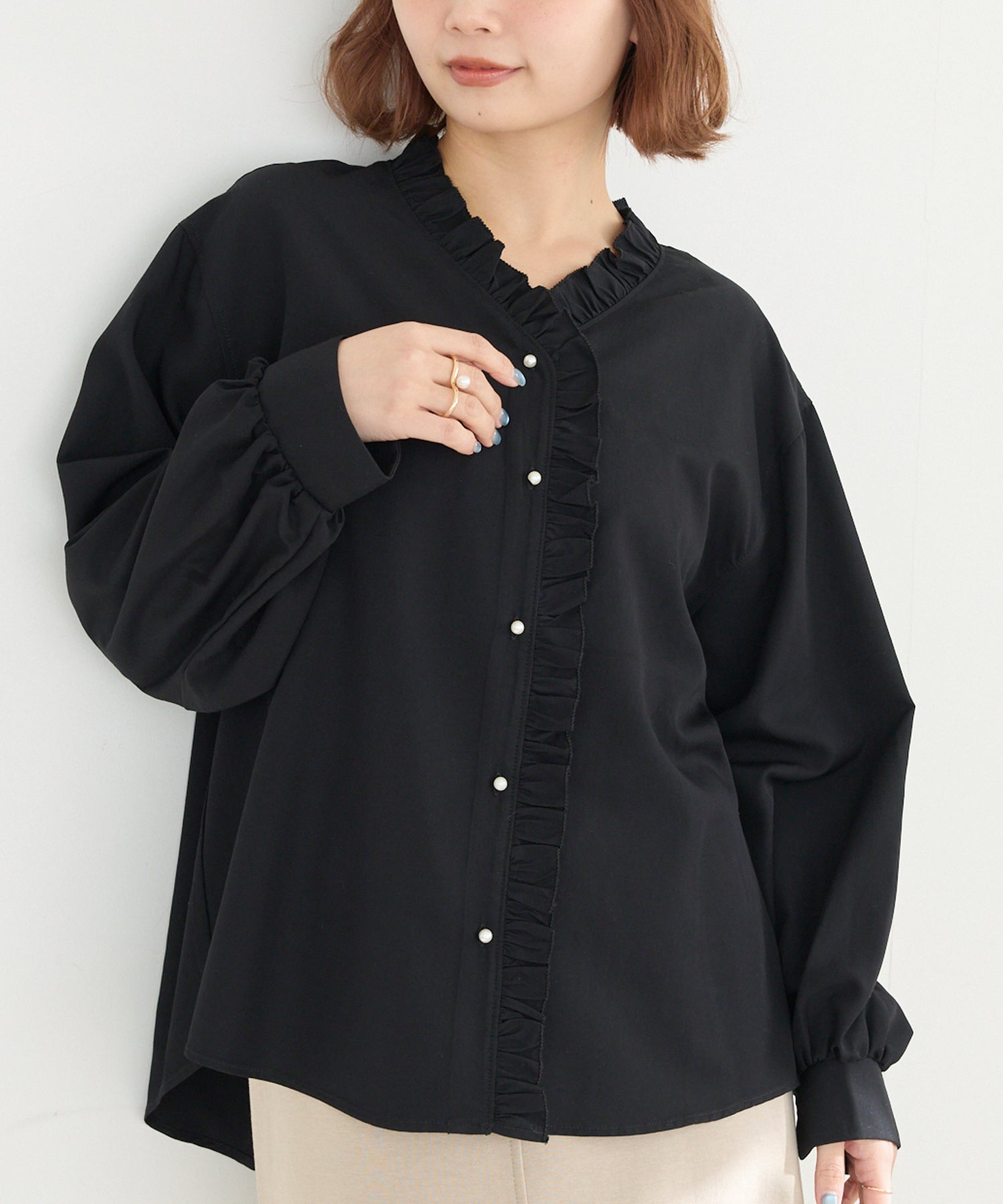 ブラック model:156cm 着用サイズ:M