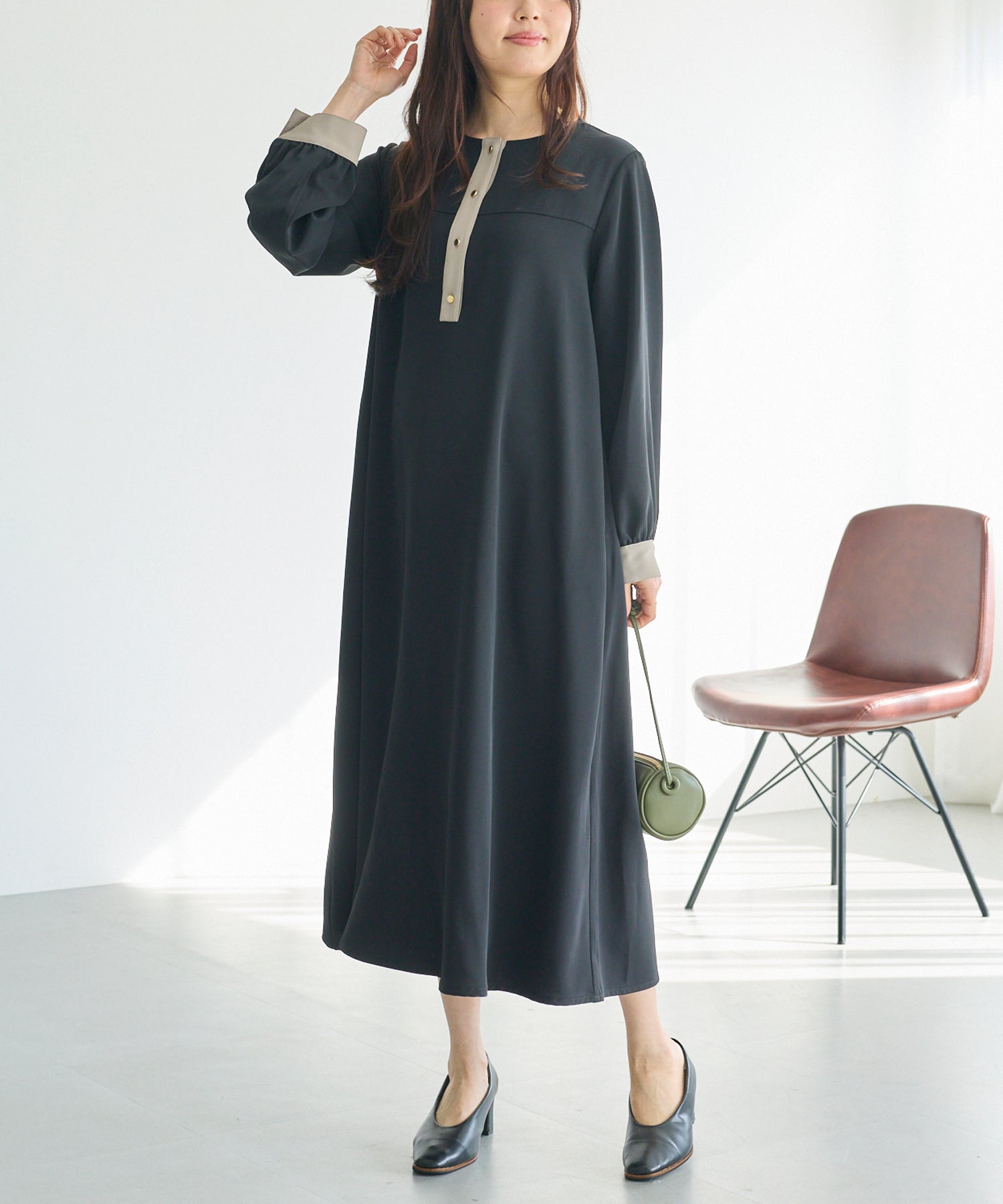 ブラック model:163cm 着用サイズ:M