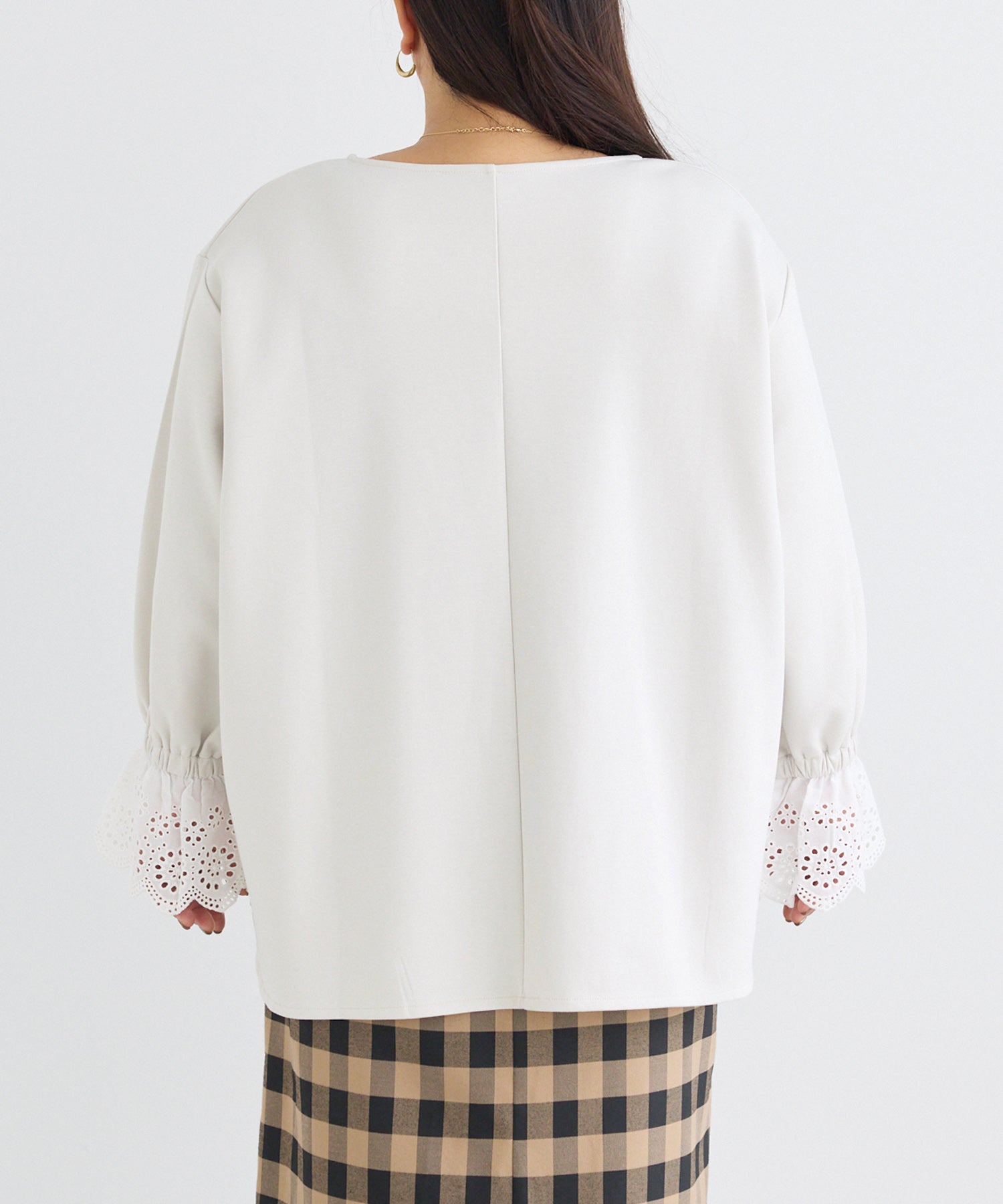 バック model:161cm 着用サイズ:3L