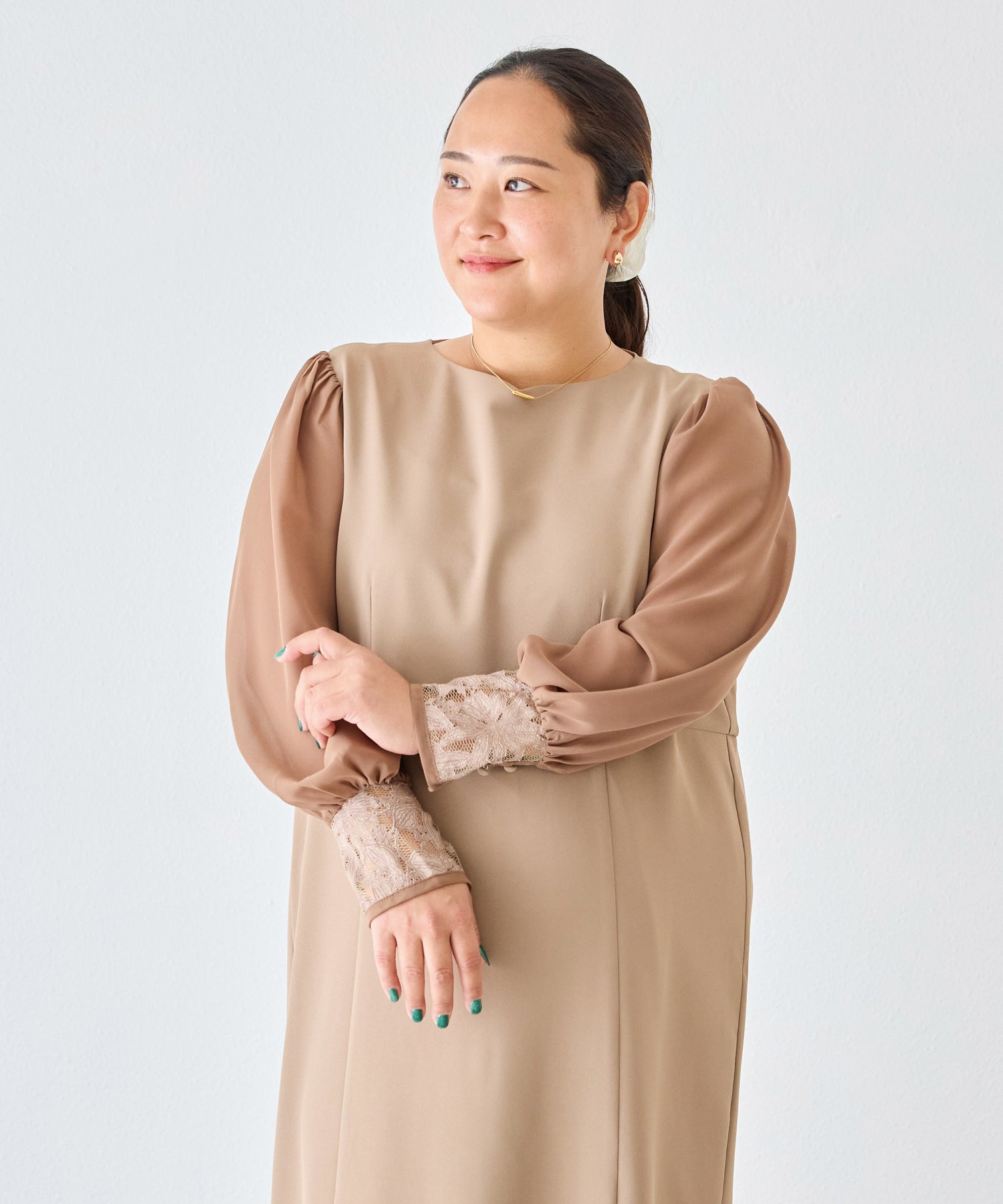 モカ model:161cm 着用サイズ:3L