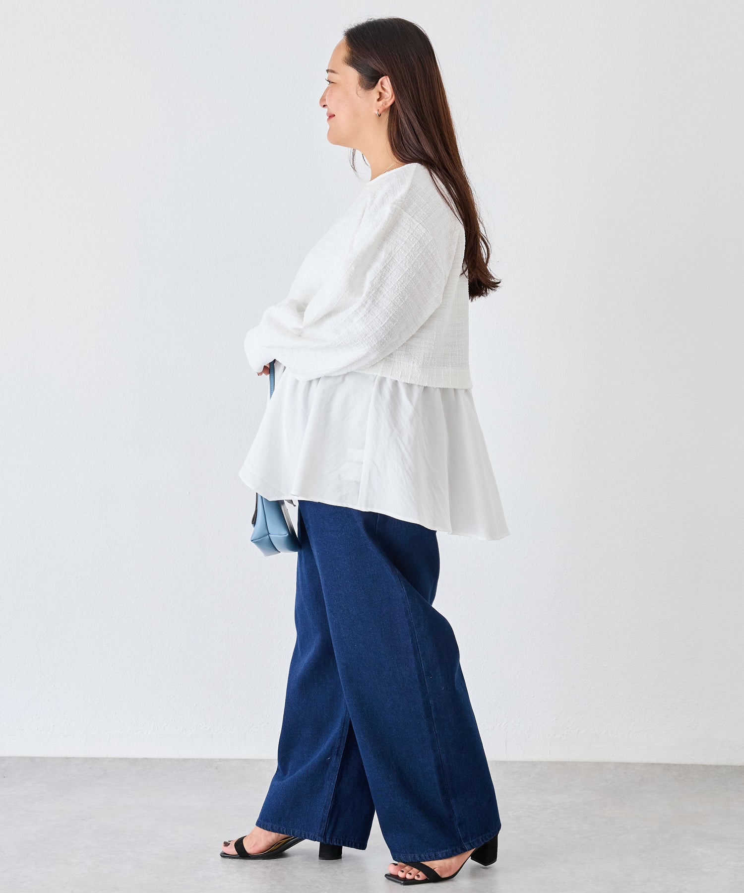 オフホワイト model:161cm 着用サイズ:3L