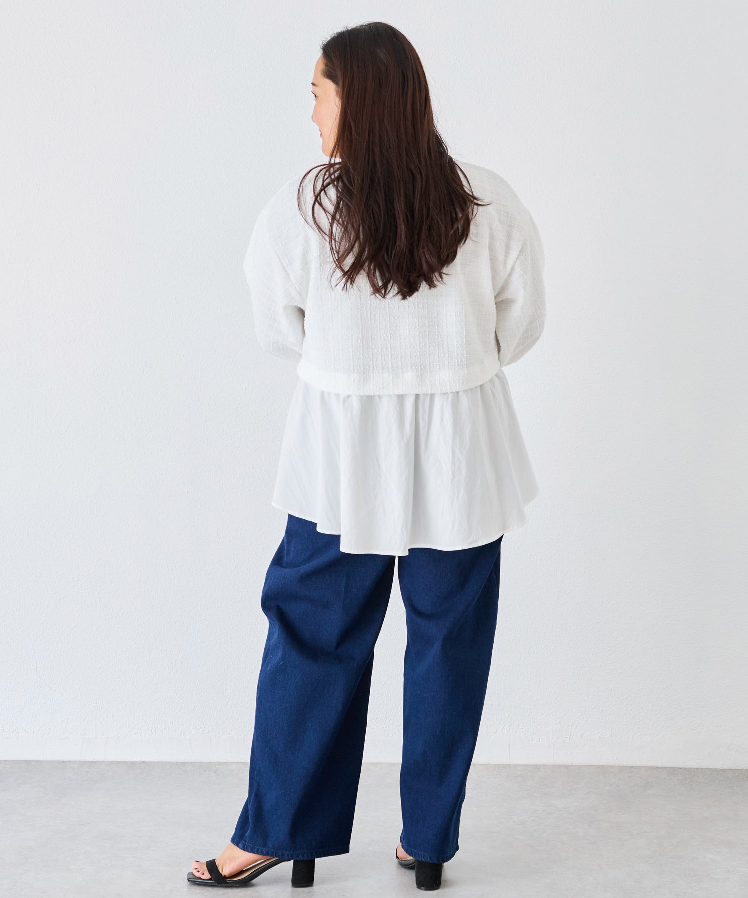 オフホワイト model:161cm 着用サイズ:3L
