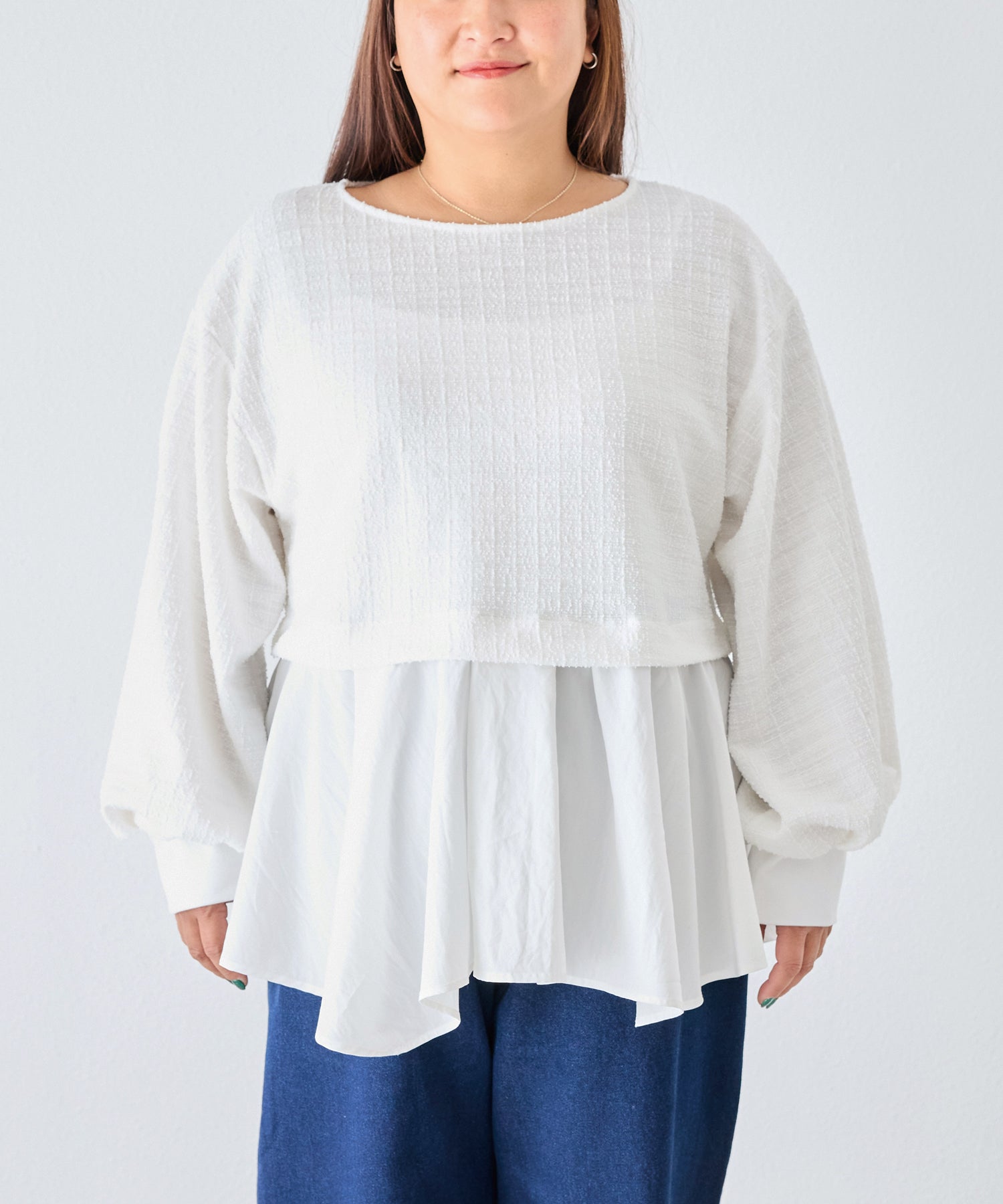 フロント model:161cm 着用サイズ:3L