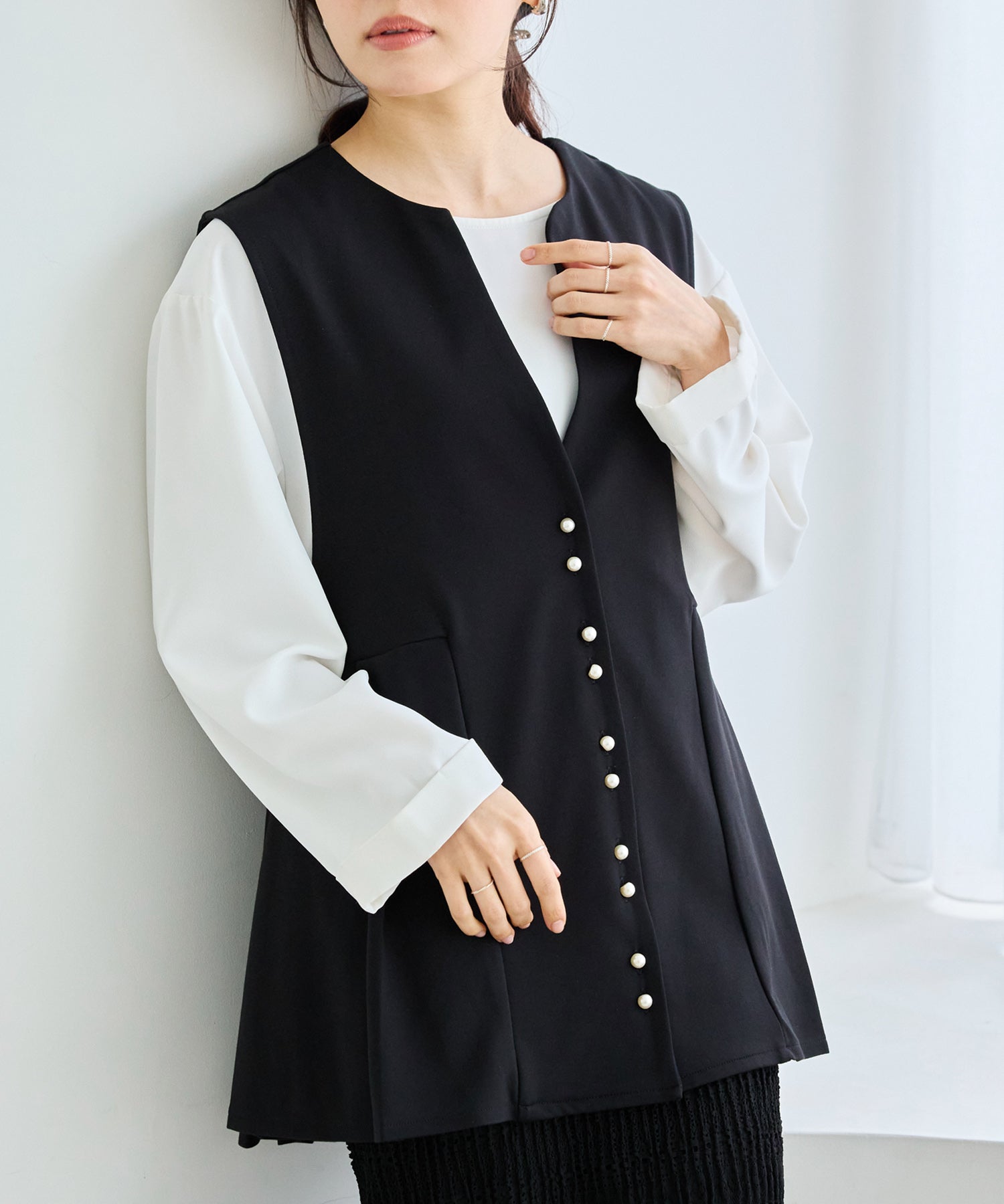 ブラック model:163cm 着用サイズ:M