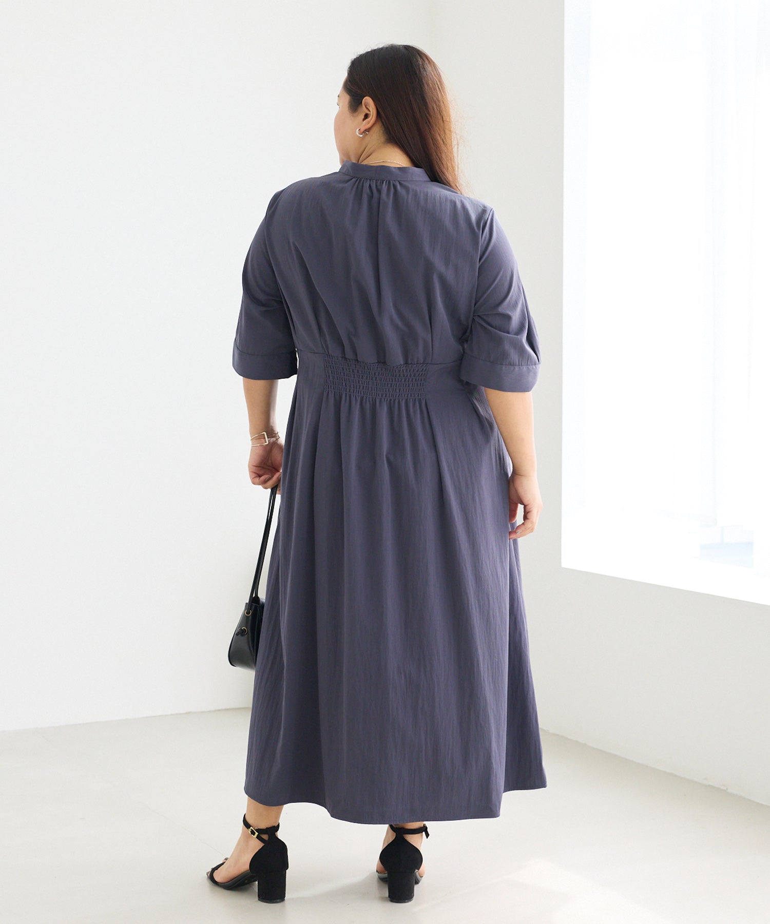 ネイビー model:161cm 着用サイズ:3L