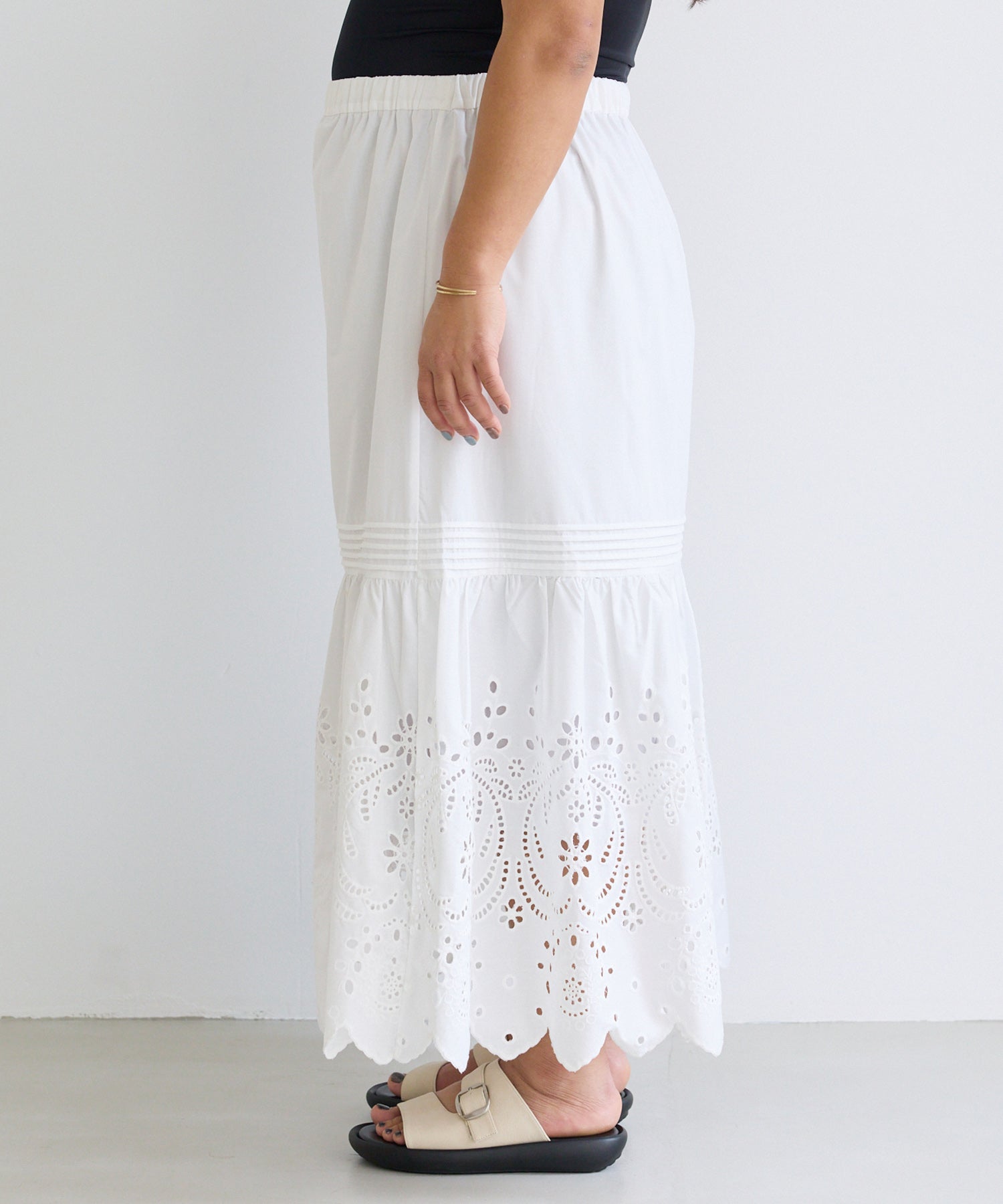 サイド model:161cm 着用サイズ:3L