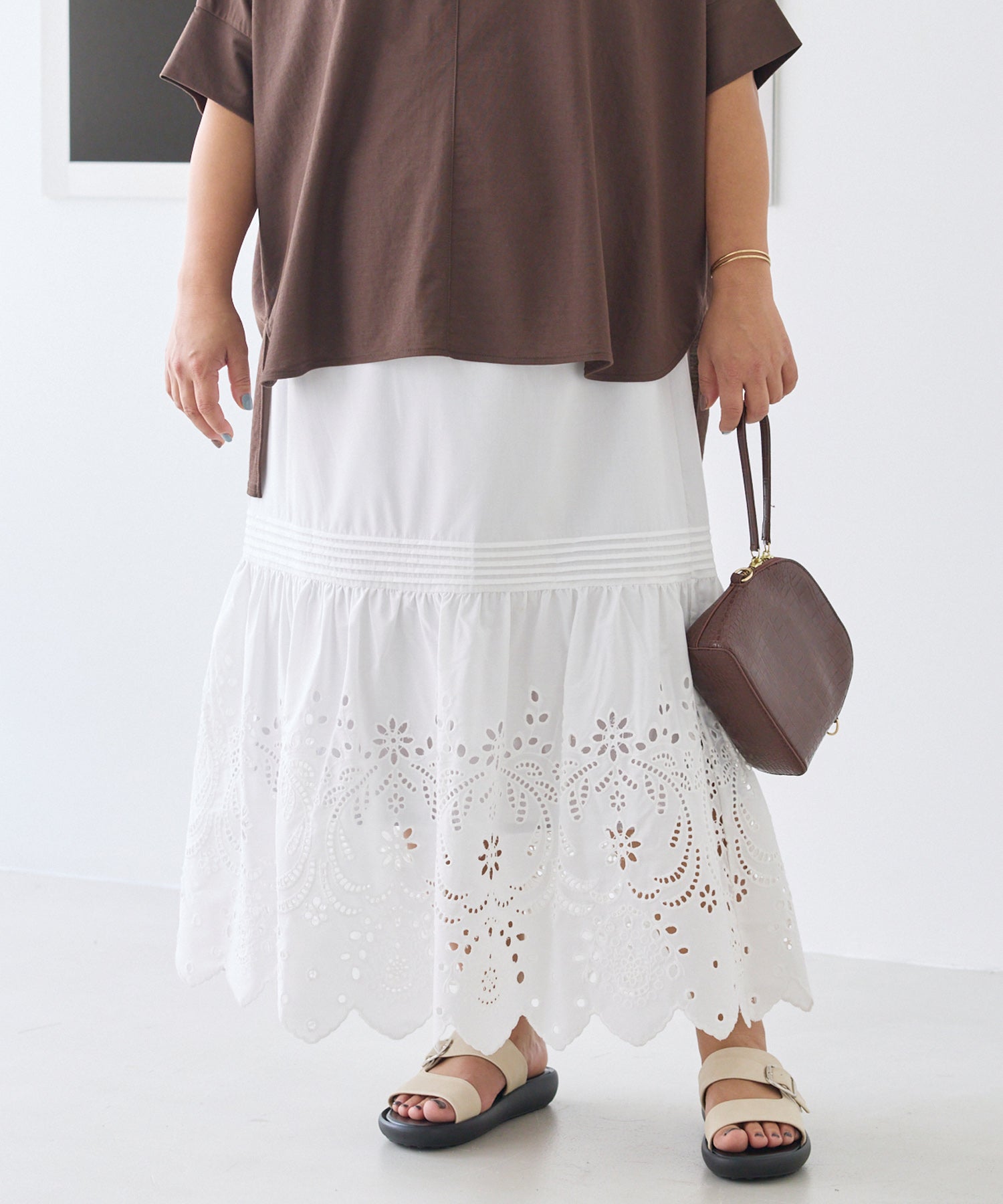 オフホワイト model:161cm 着用サイズ:3L