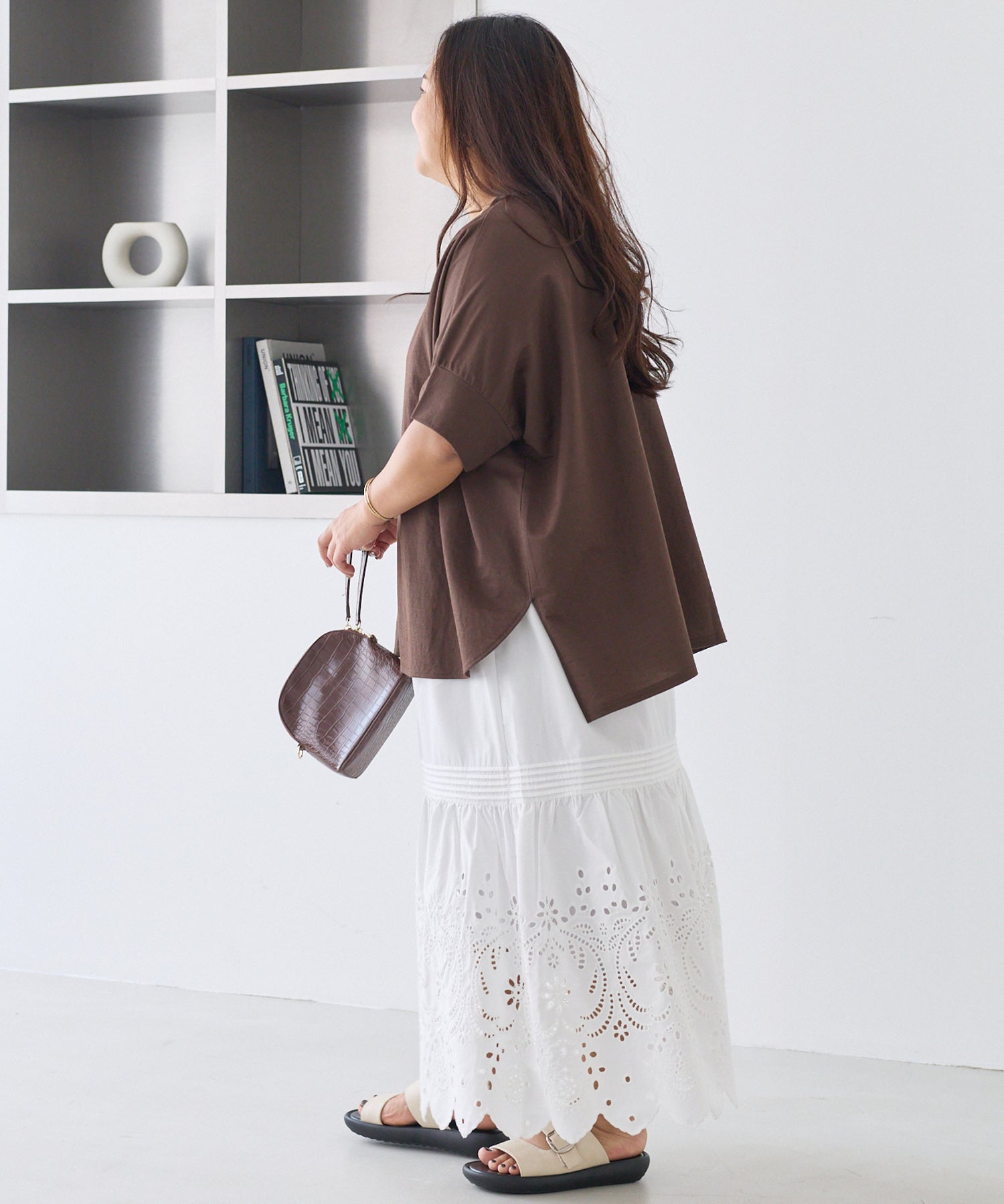 オフホワイト model:161cm 着用サイズ:3L