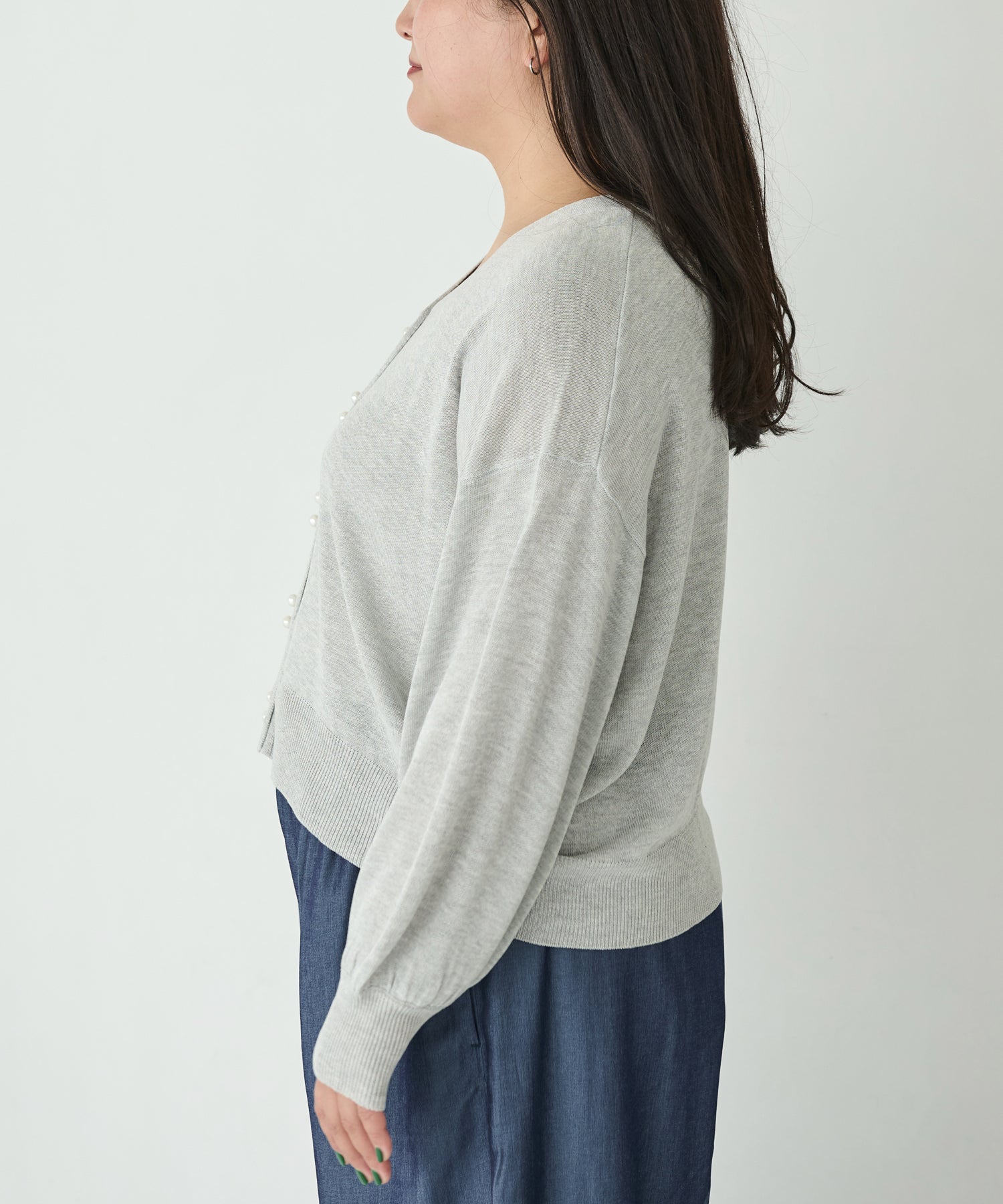 サイド model:161cm 着用サイズ:3L