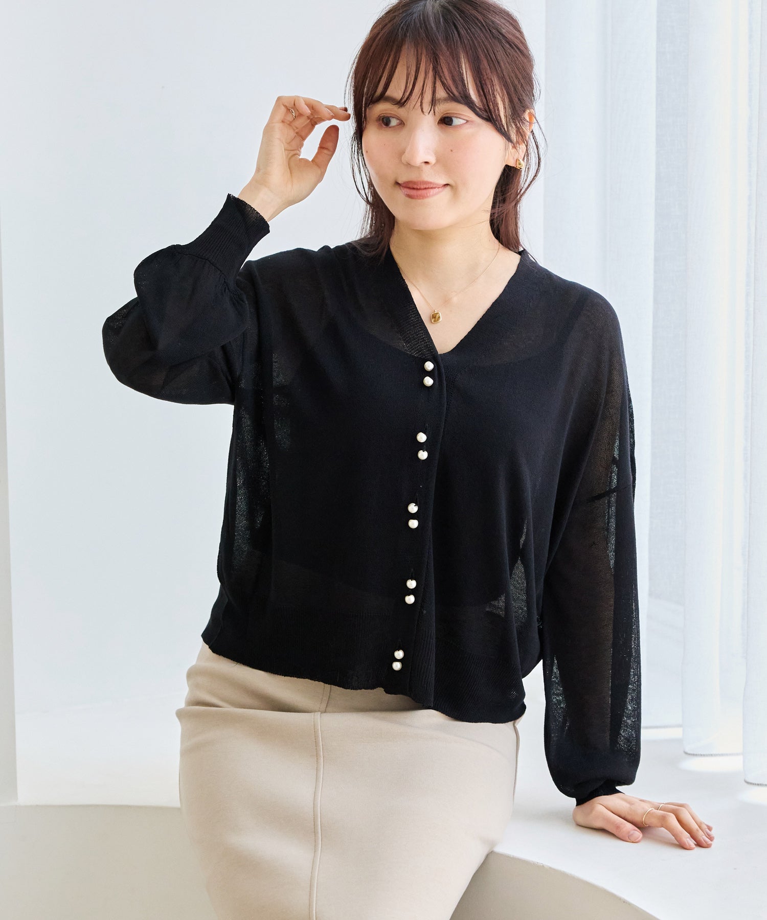 ブラック model:163cm 着用サイズ:M