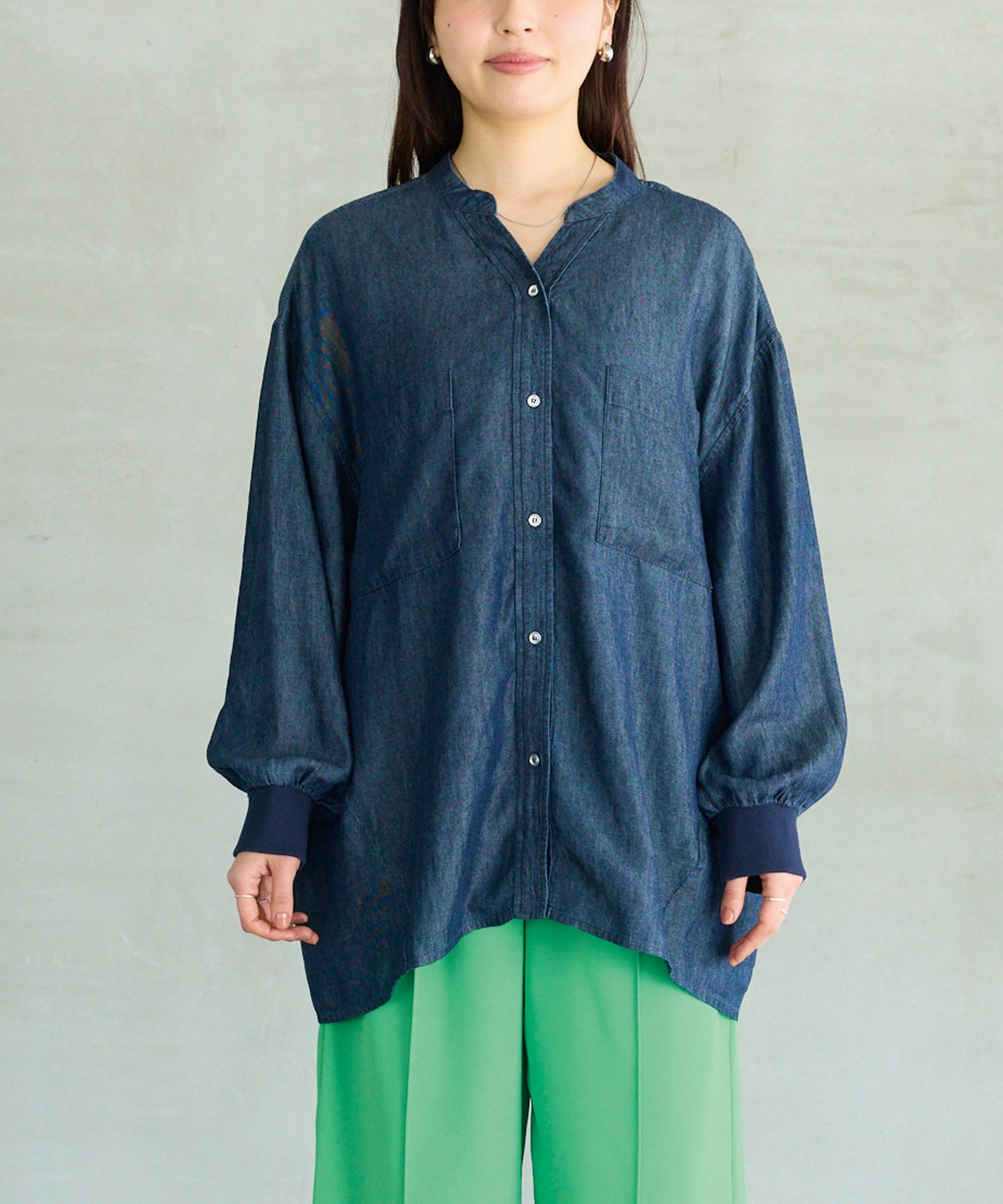 フロント model:163cm 着用サイズ:M