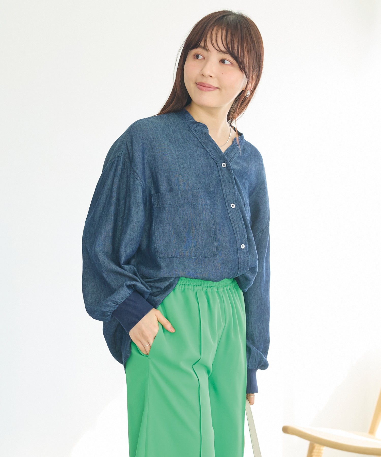 ネイビー model:163cm 着用サイズ:M