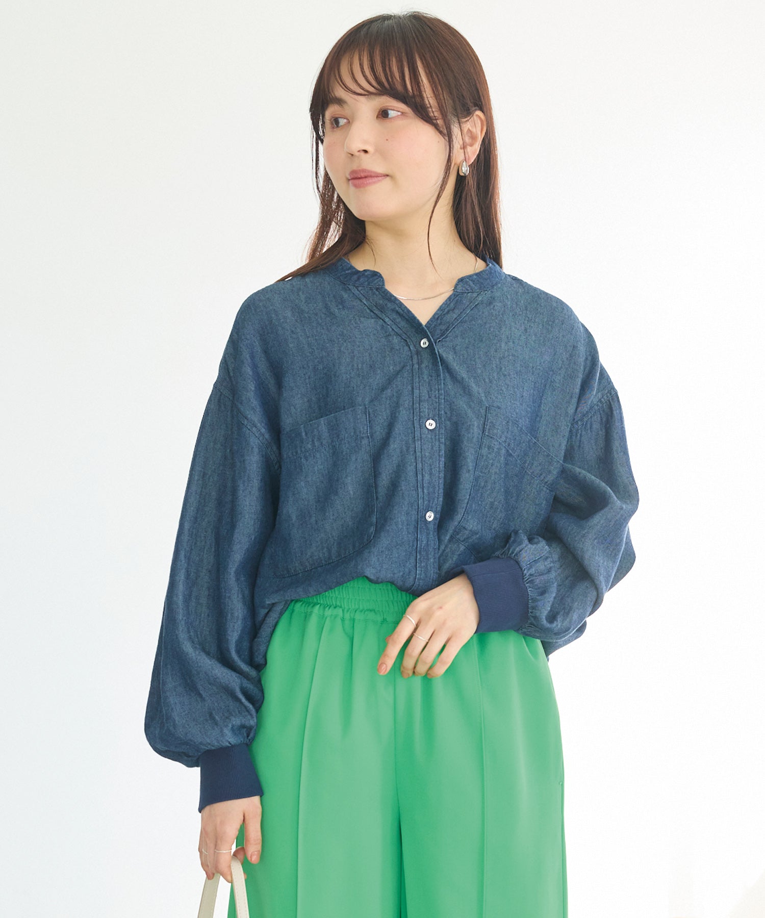 ネイビー model:163cm 着用サイズ:M