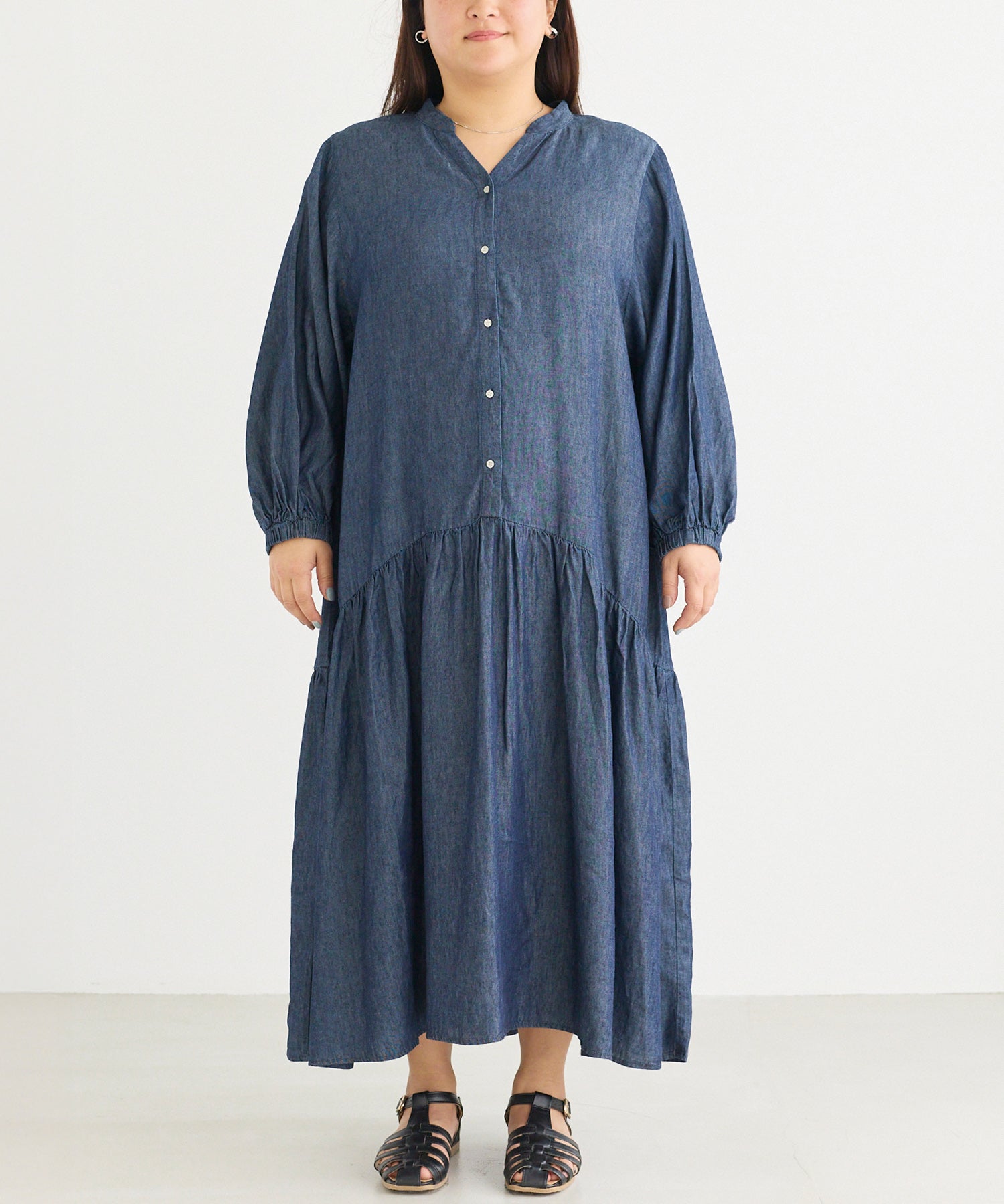 フロント model:161cm 着用サイズ:3L