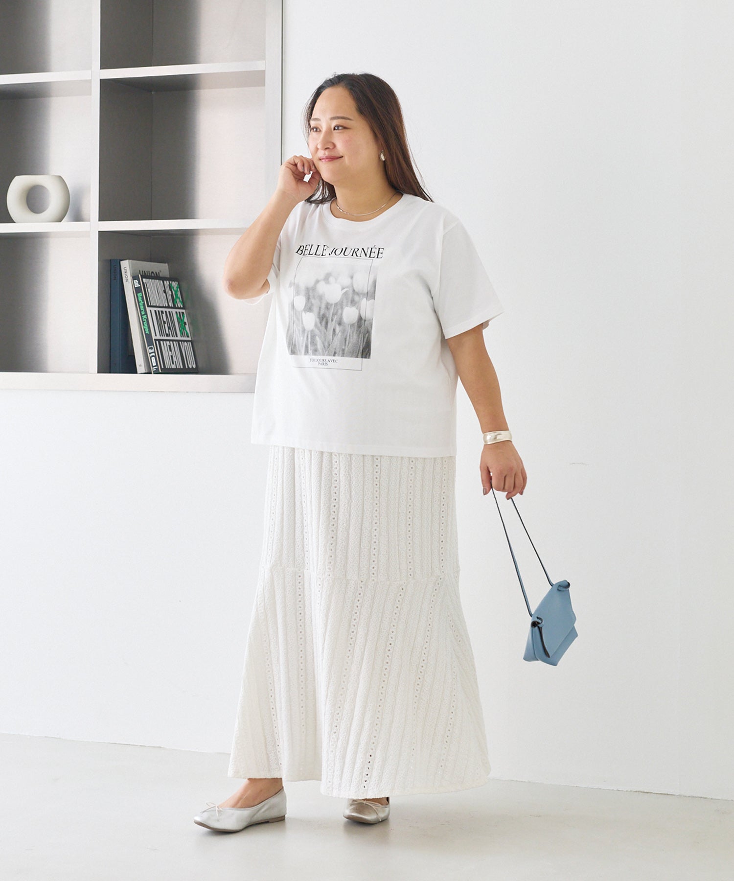 オフホワイト model:161cm 着用サイズ:3L