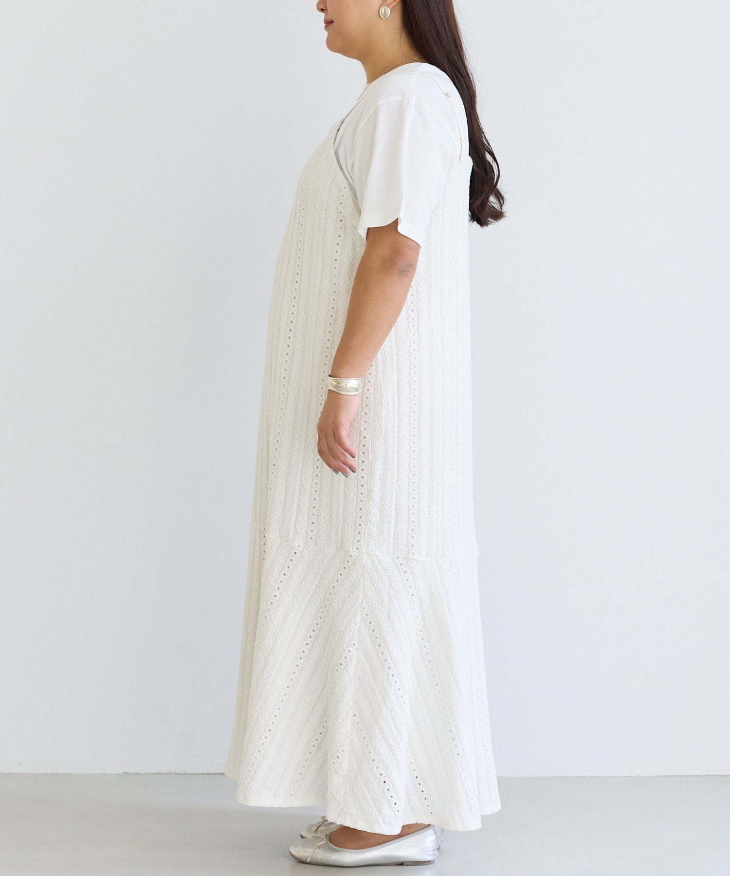 サイド model:161cm 着用サイズ:3L