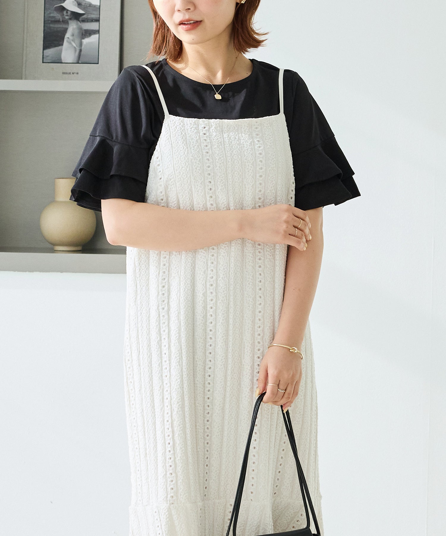 model:156cm 着用サイズ:M