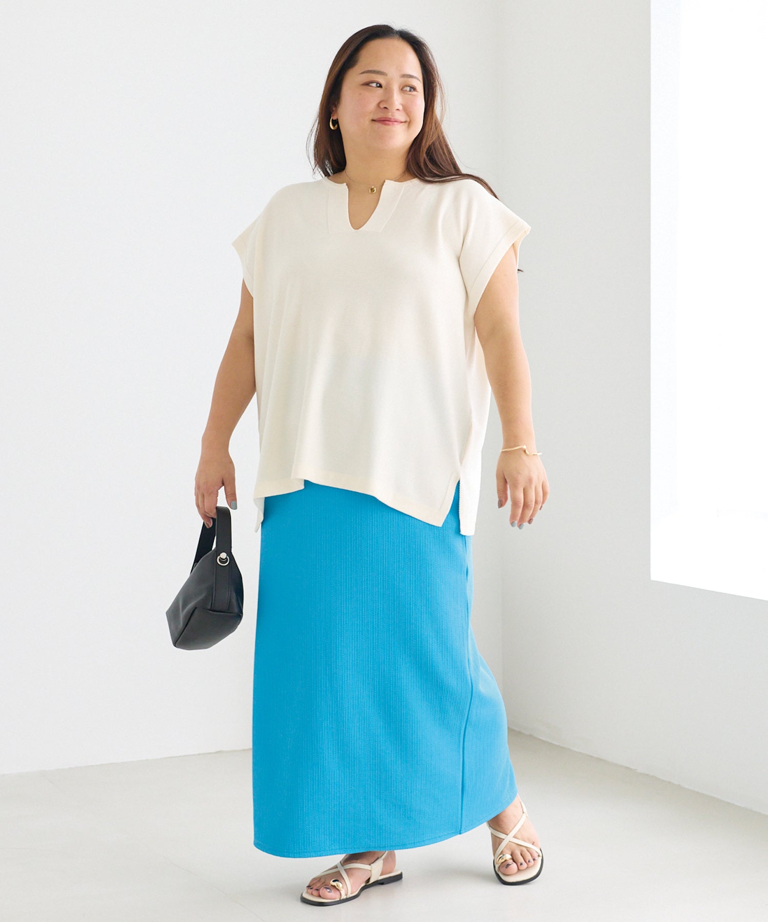オフホワイト model:161cm 着用サイズ:3L