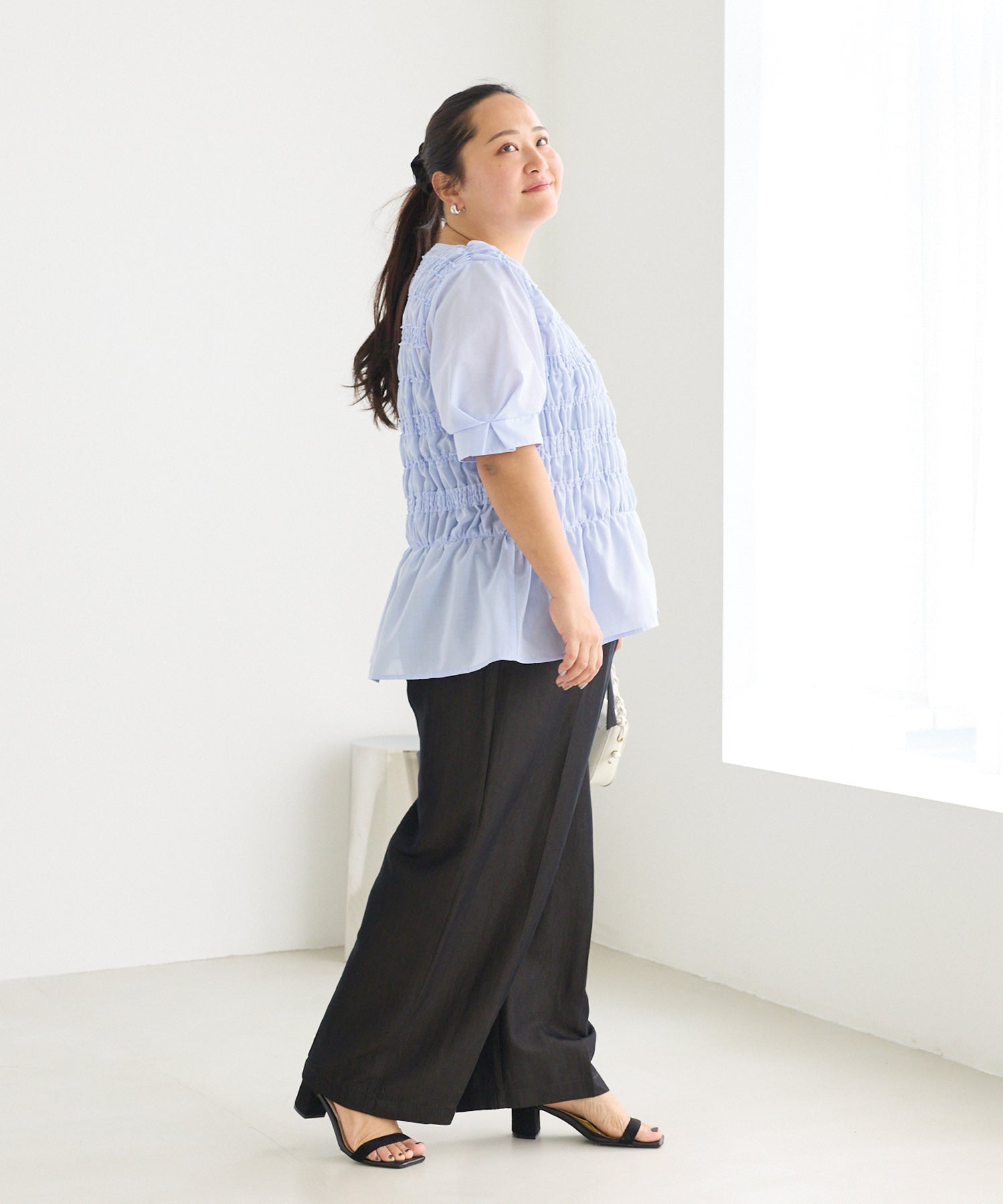 ブラック model:161cm 着用サイズ:3L
