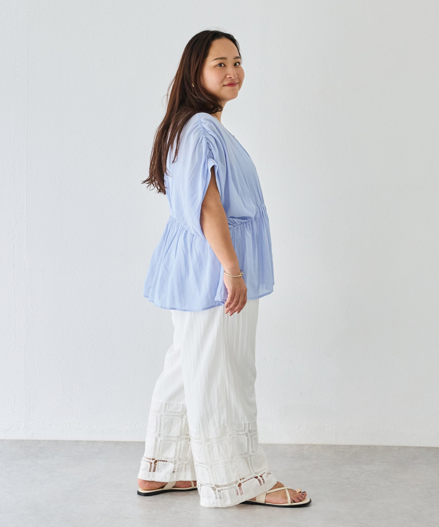 サックス model:161cm 着用サイズ:3L