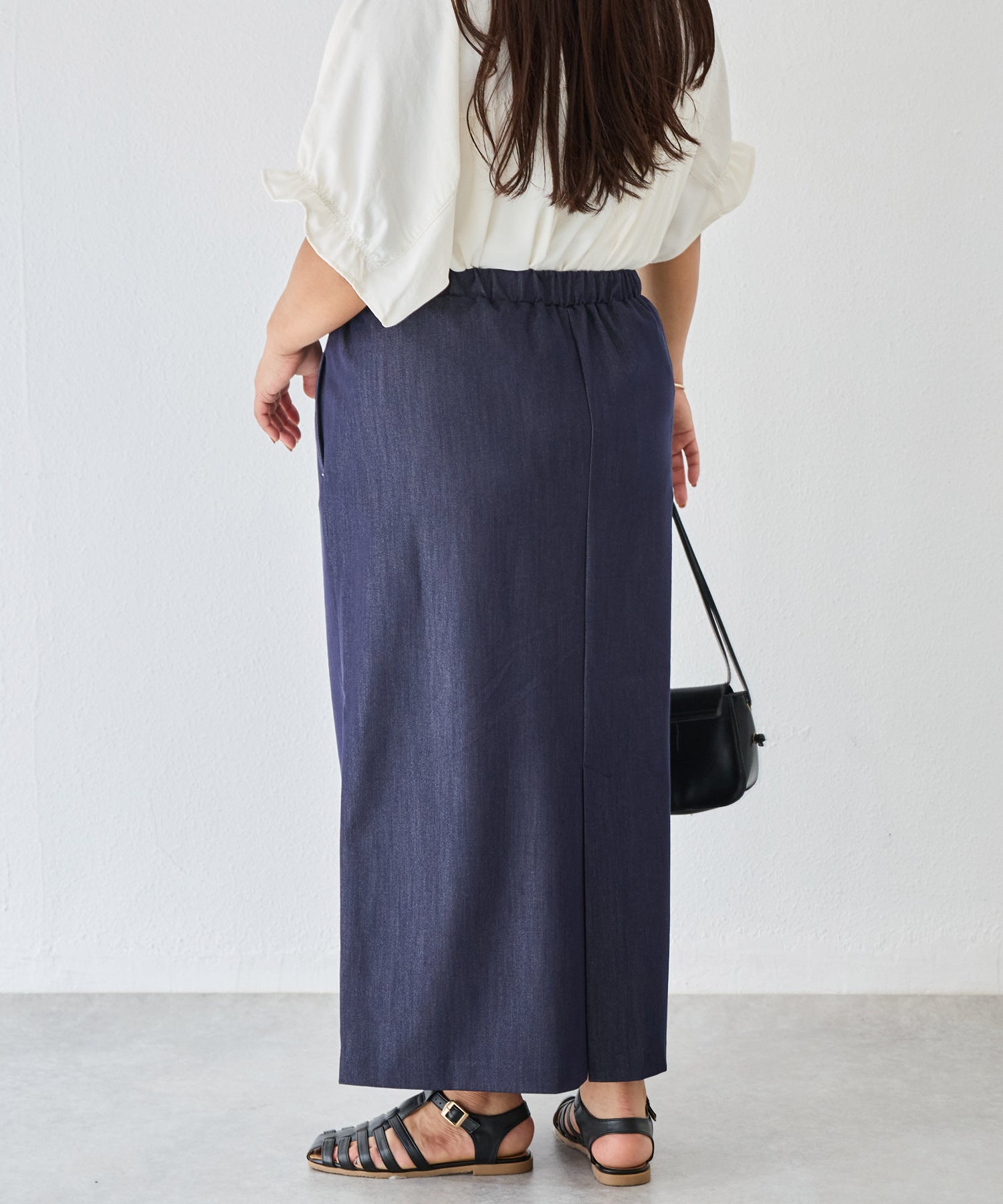 ネイビー model:161cm 着用サイズ:3L