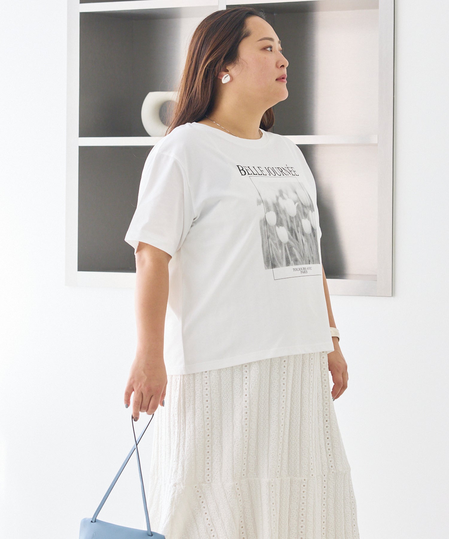 オフホワイト model:161cm 着用サイズ:3L