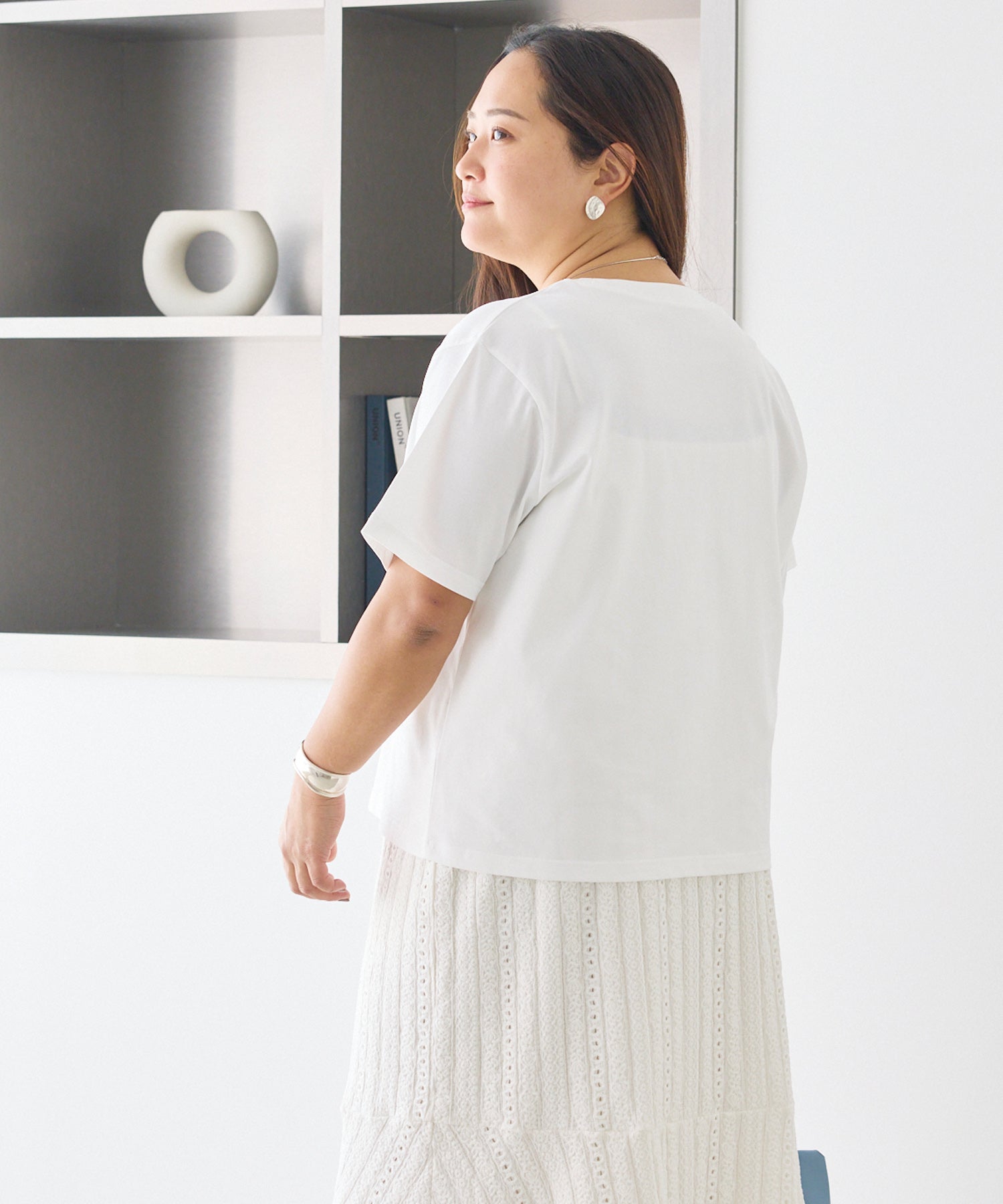 オフホワイト model:161cm 着用サイズ:3L