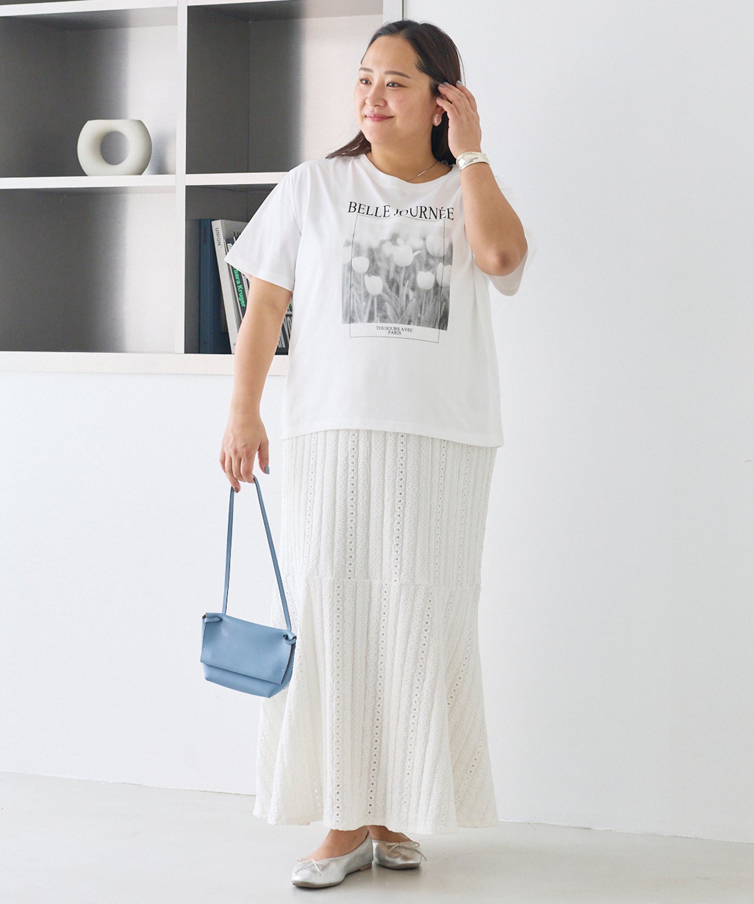 オフホワイト model:161cm 着用サイズ:3L