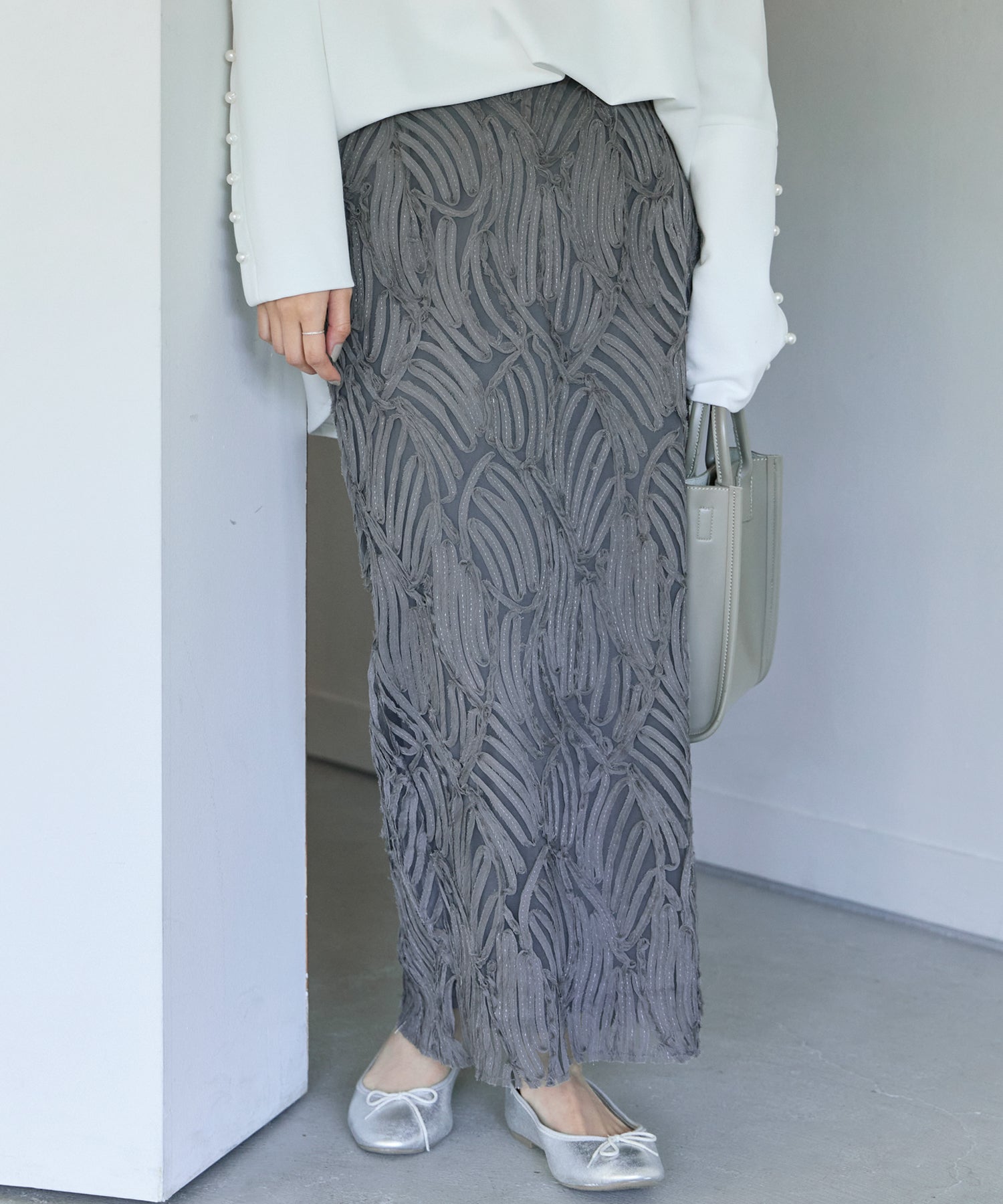 チャコールグレー model:160cm 着用サイズ:M