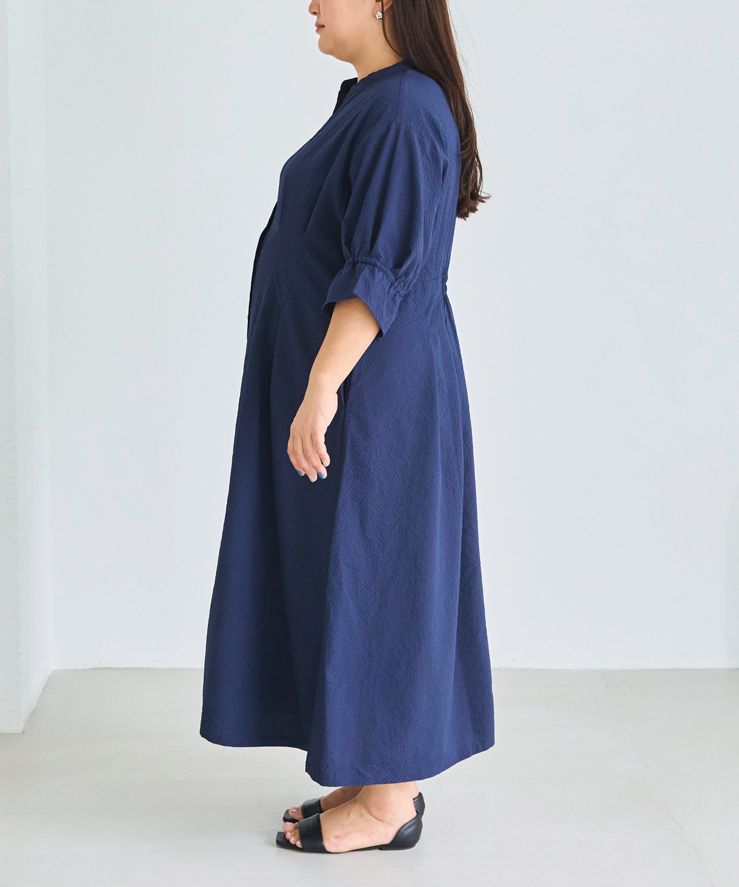 サイド model:161cm 着用サイズ:3L