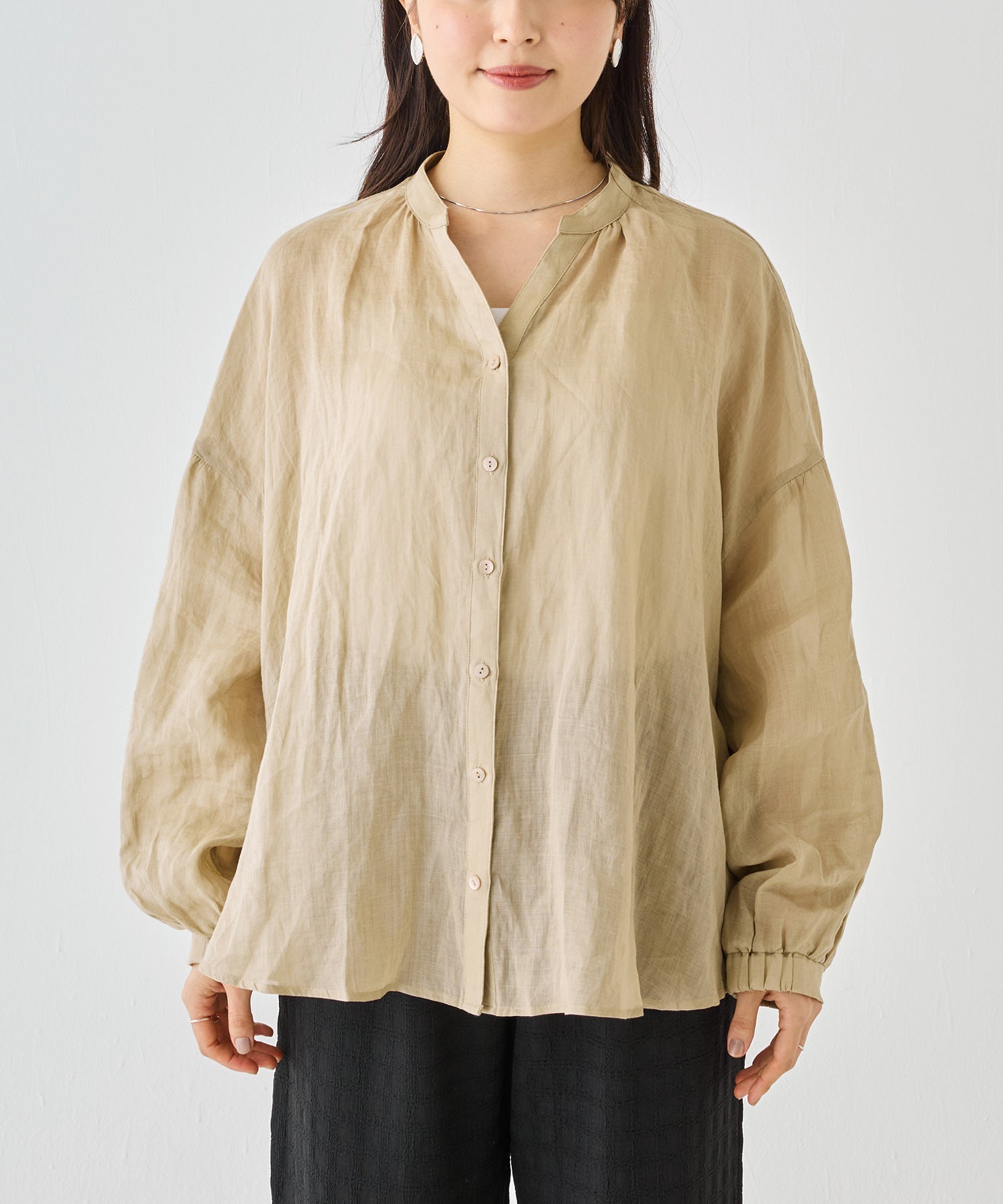 フロント model:163cm 着用サイズ:M