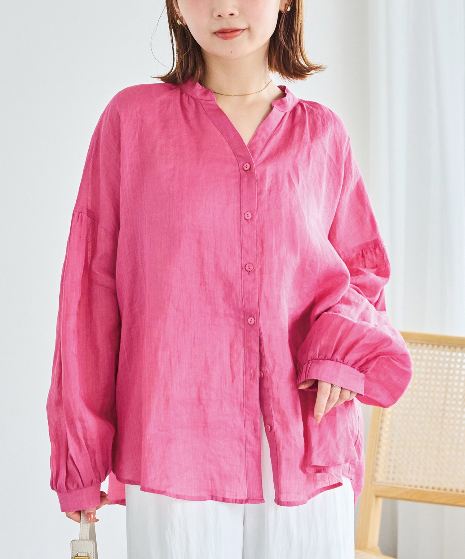 ピンク model:156cm 着用サイズ:M