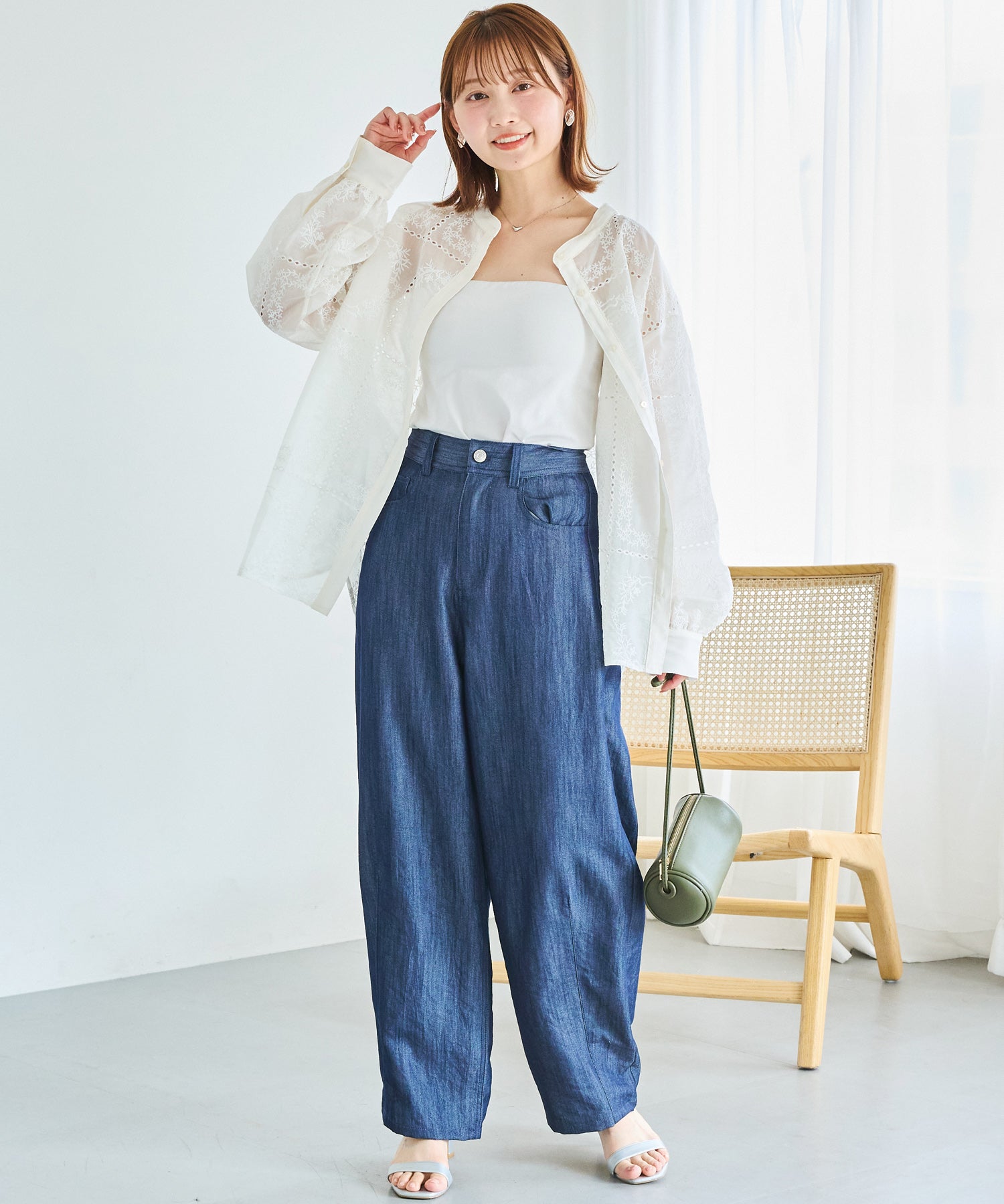アイボリー model:156cm 着用サイズ:M